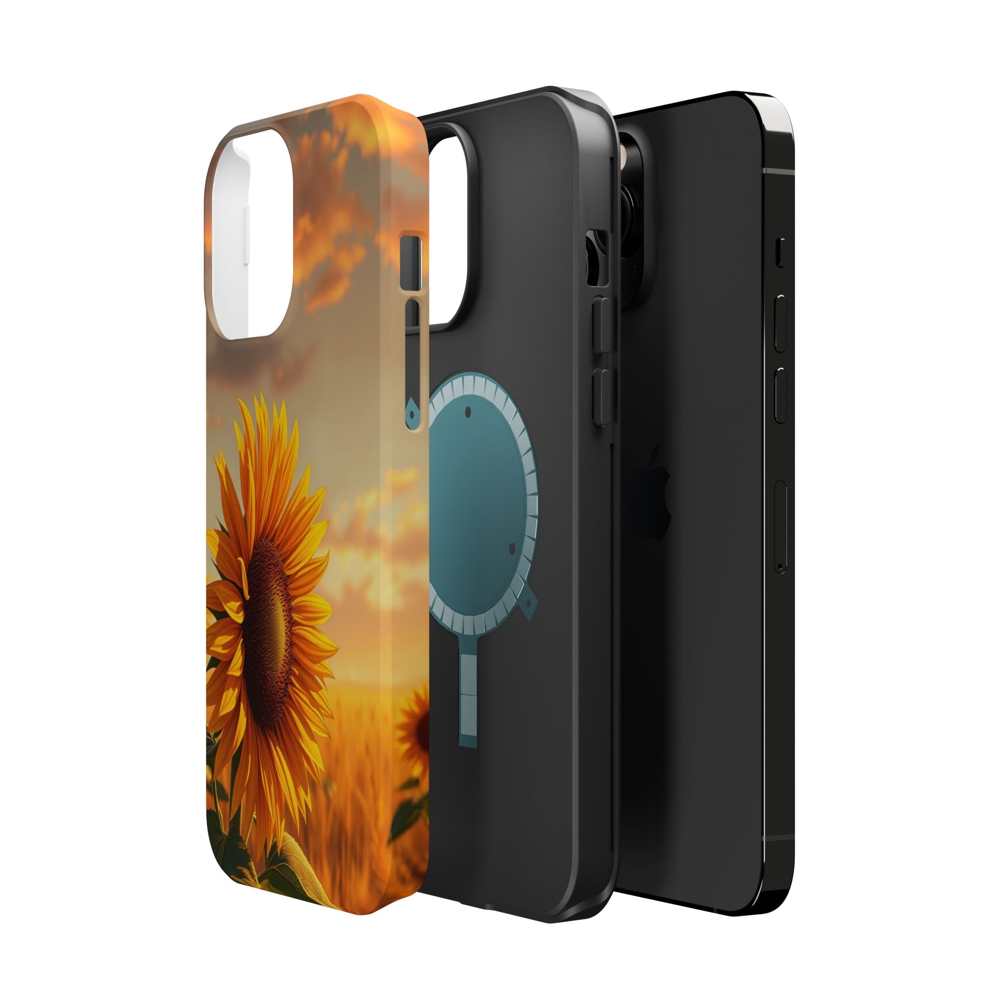 iPhone Sunflower Prairie Electric Art Slim Everyday Designer Case · iPhone Case