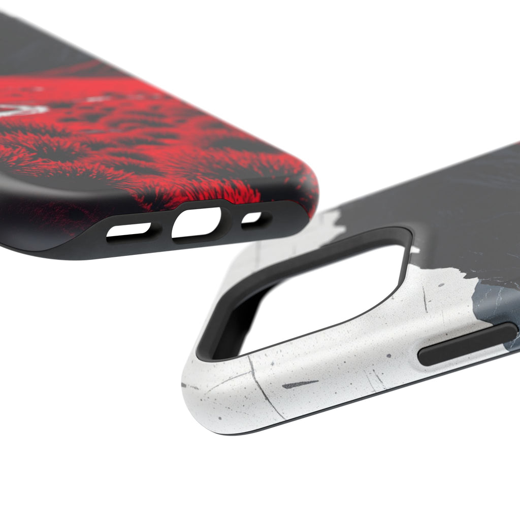 iPhone Black And Crimson Tundra Expanse Slim Everyday iPhone 15 · iPhone Case