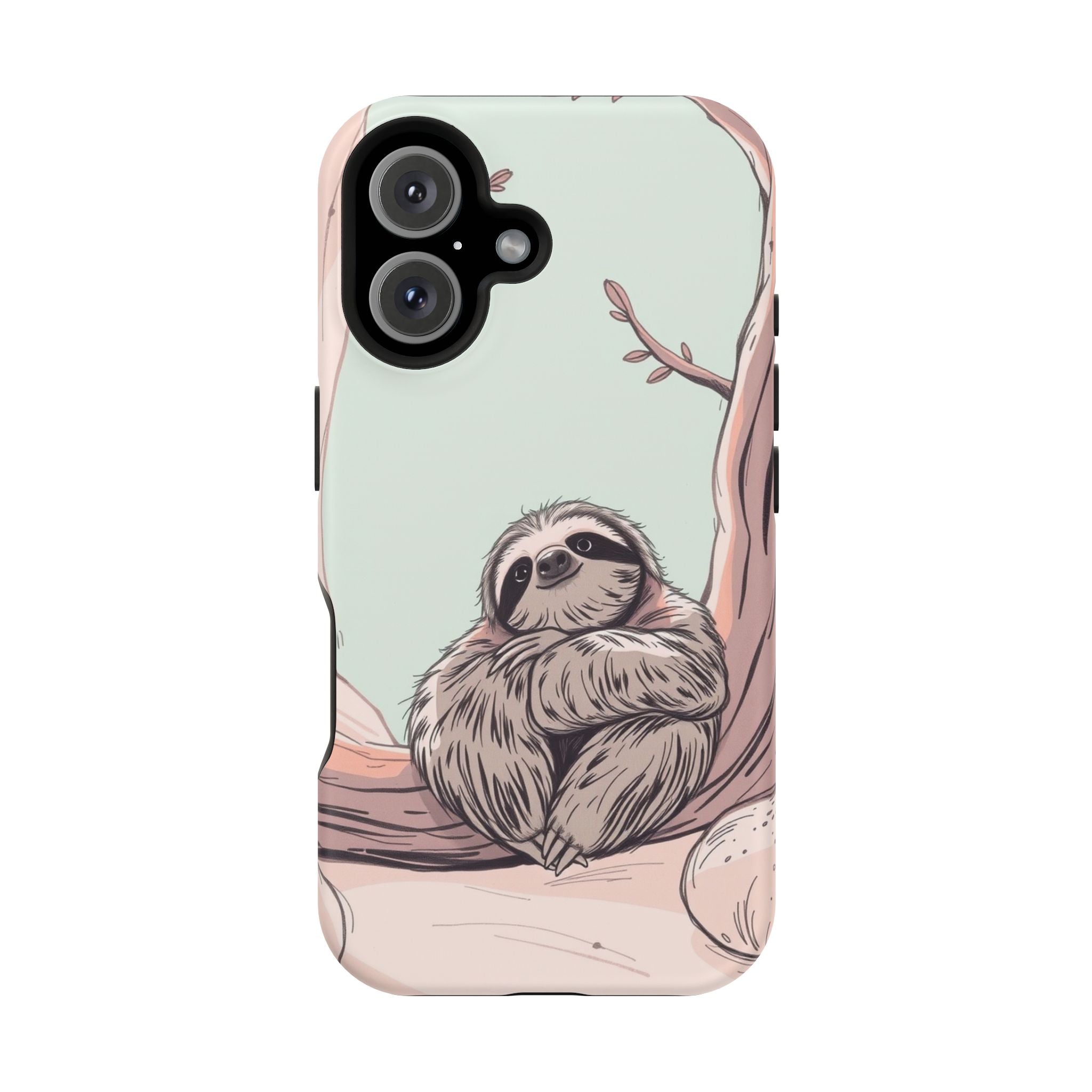 iPhone Cozy Sloth Mode Hand-Drawn Sketch Slim Everyday Designer Case · iPhone Ca