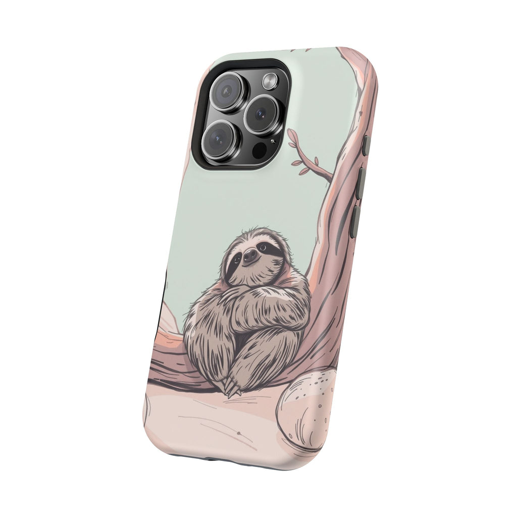 iPhone Cozy Sloth Mode Hand-Drawn Sketch Slim Everyday Designer Case · iPhone Ca