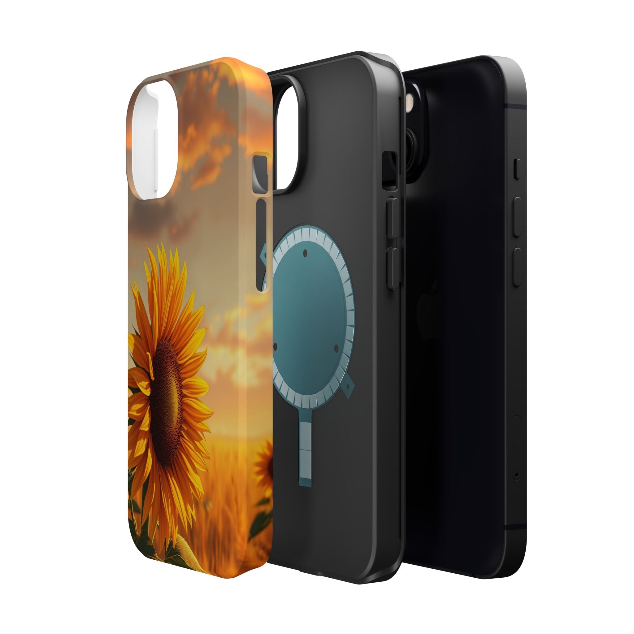 iPhone Sunflower Prairie Electric Art Slim Everyday Designer Case · iPhone Case