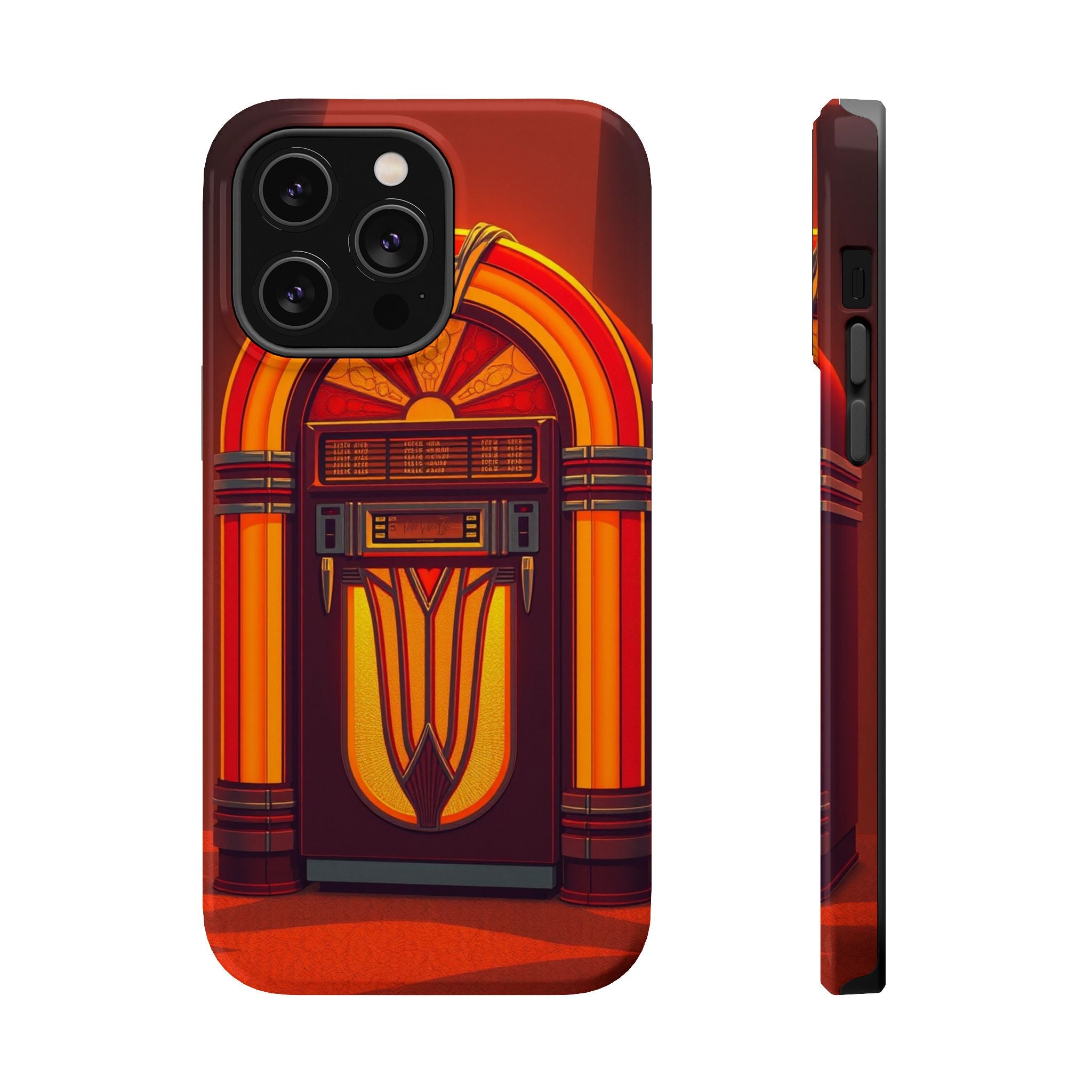 iPhone Jukebox Glow Pop Art Bold Bold Modern Everyday Snap Case · iPhone Case