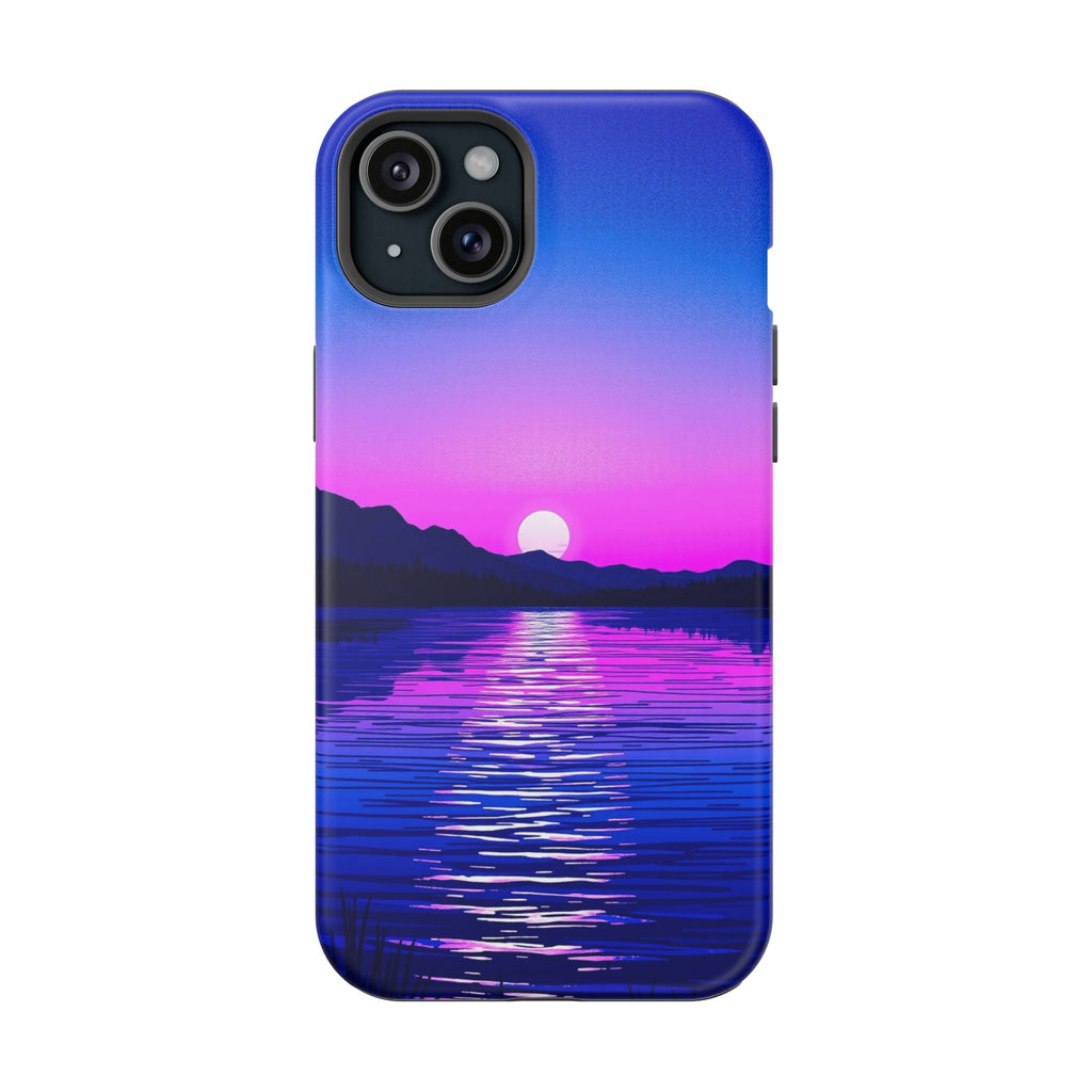 iPhone Indigo And Violet Lake at Twilight Slim iPhone Everyday Designer · iPhone