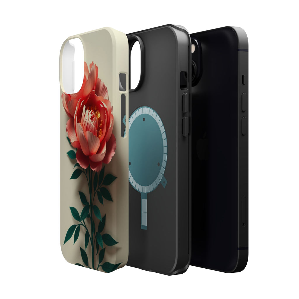 iPhone Emerald Green And Gold Peony Bouquet Slim iPhone Everyday · iPhone Case