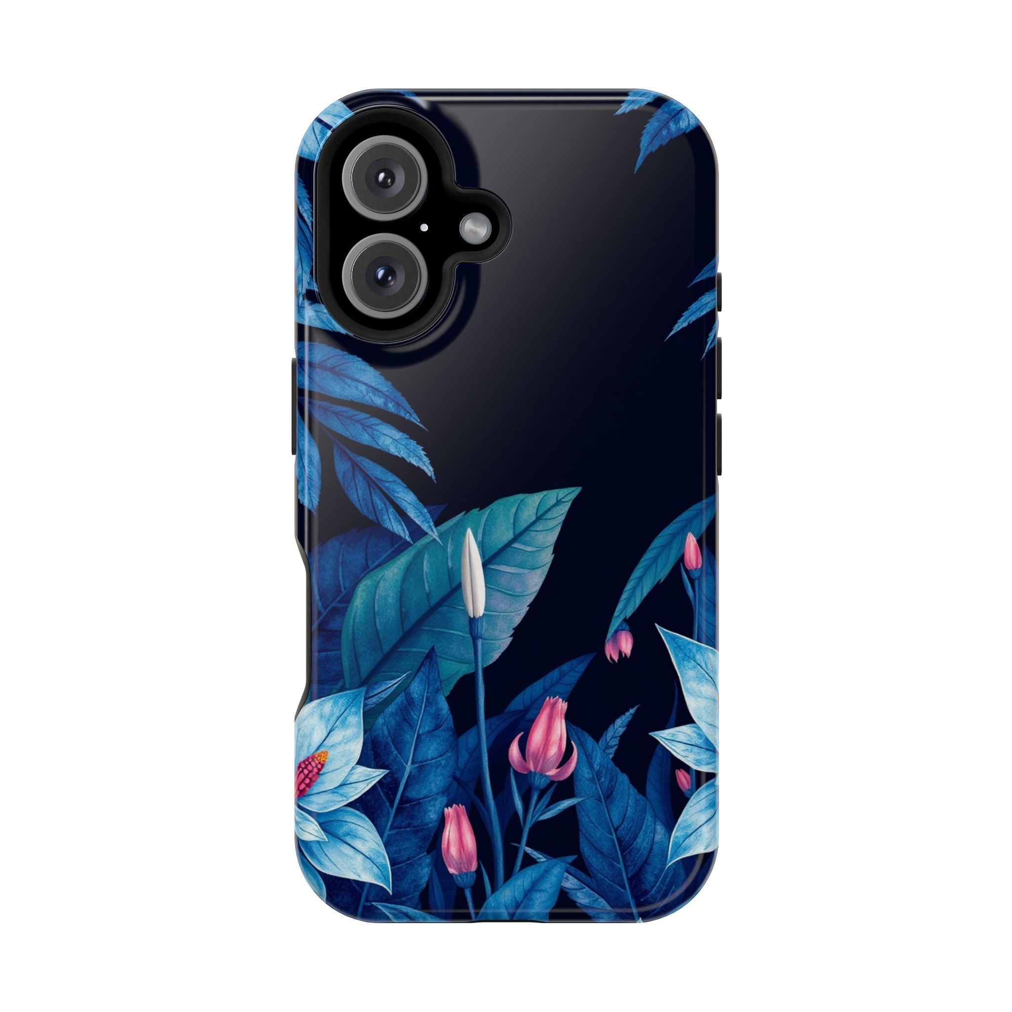 iPhone Serene Jungle Floral Design Clean Minimal Snap Cas Slim Snap Case · iPhon