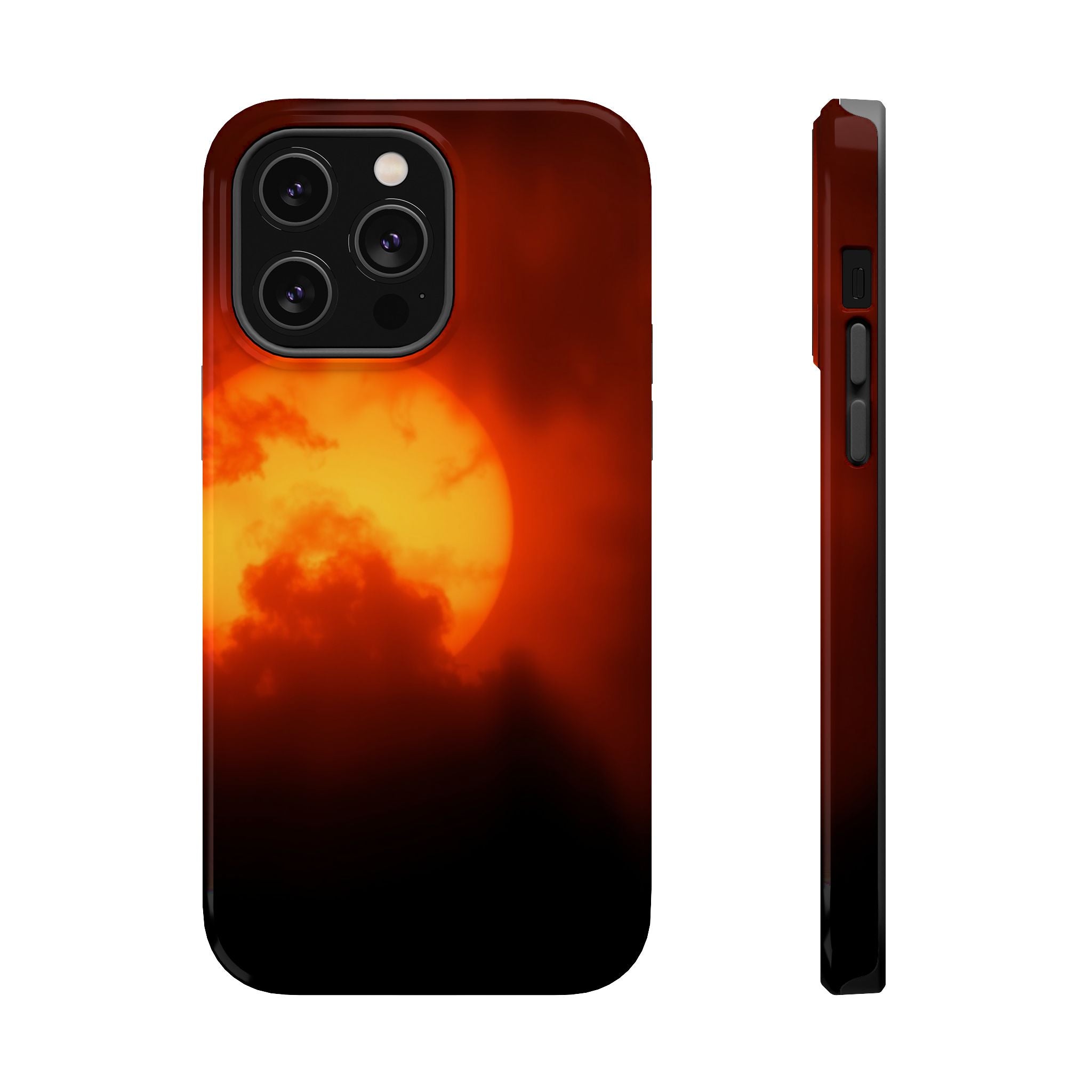 iPhone Color Theory Dark Gothic Ink Slim Everyday Designer Case · iPhone Case