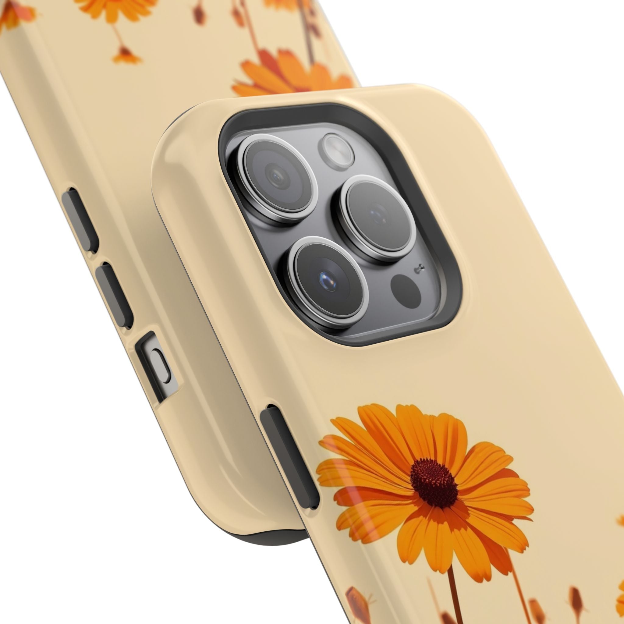 iPhone Wildflower Field Minimalist Line Art Slim Everyday Designer Case · iPhone