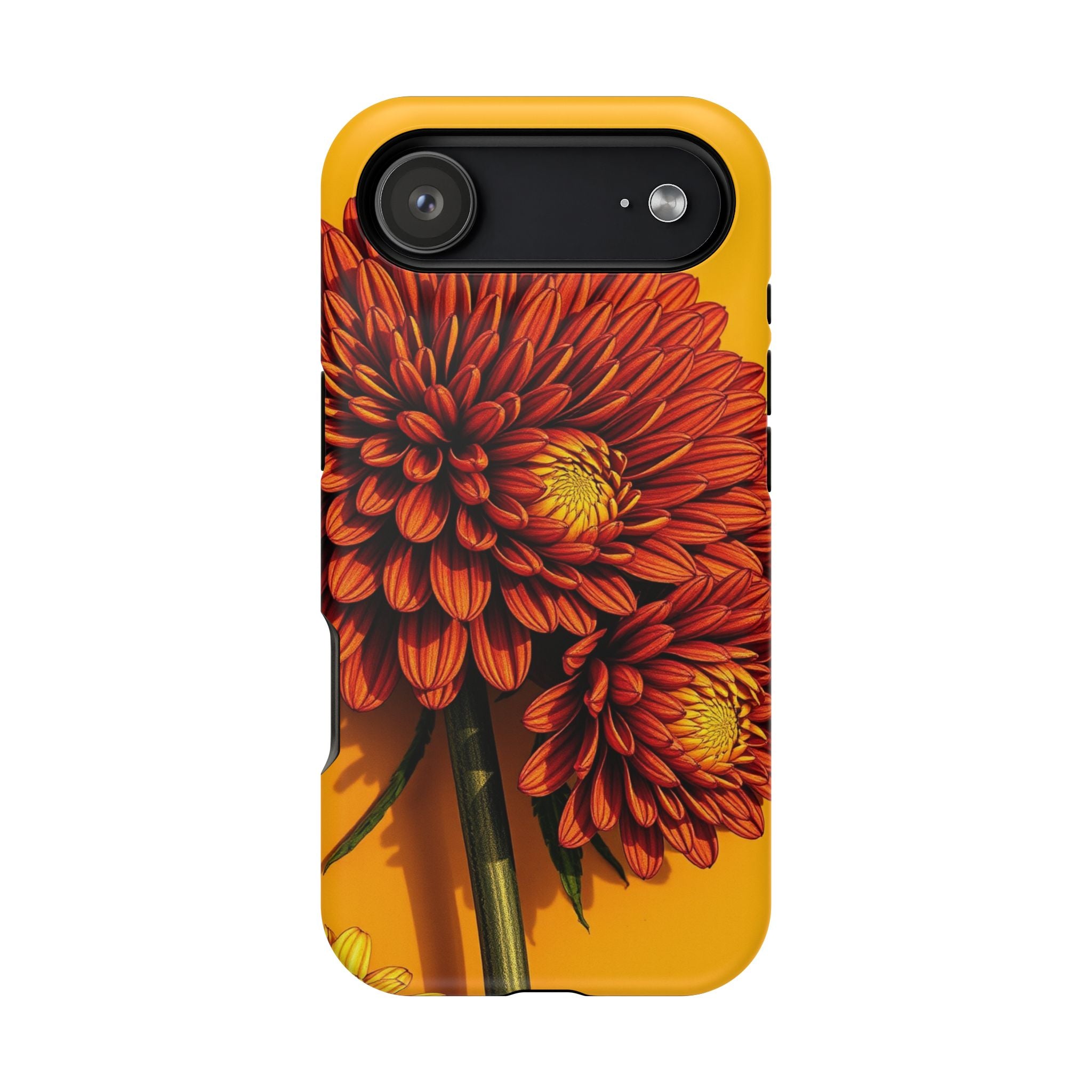 iPhone Mustard And Rust Ranunculus Stack Slim Everyday iPhone 14 · iPhone Case