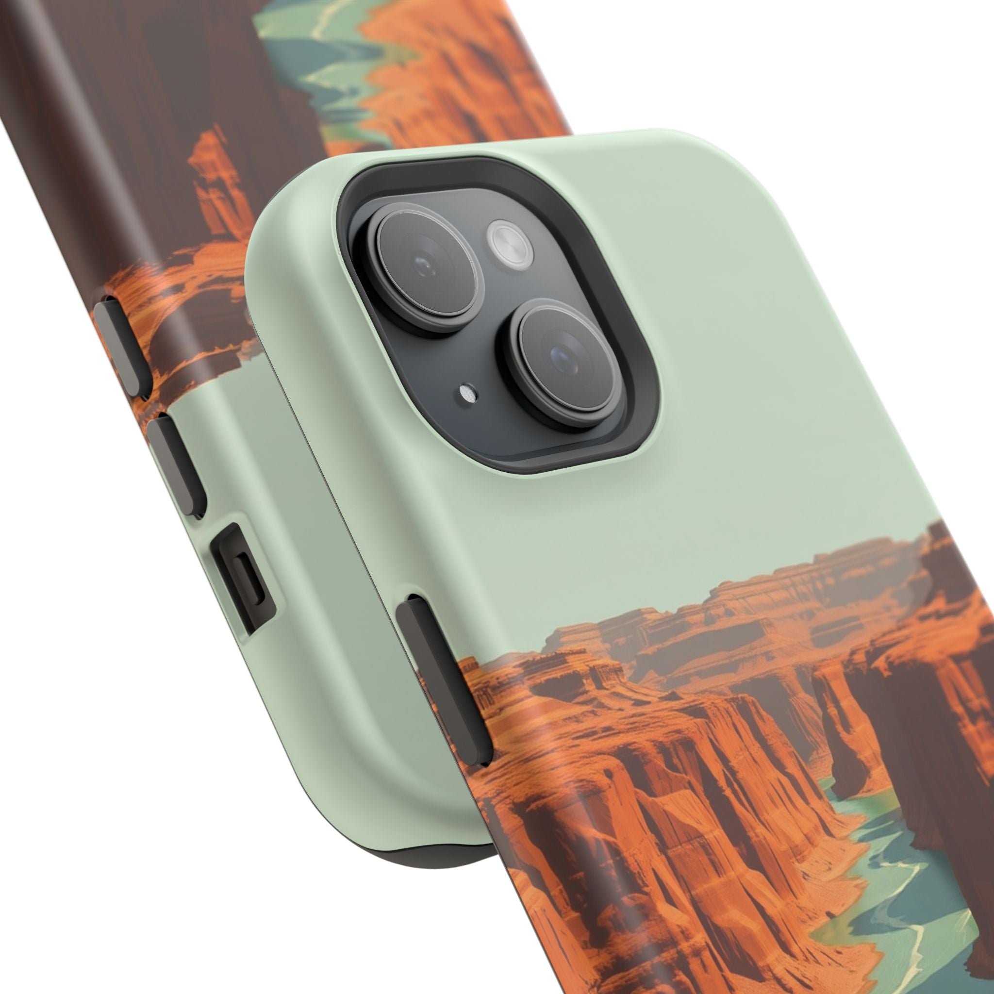 iPhone Burnt Orange And Sand River Canyon Slim iPhone Everyday Designer · iPhone