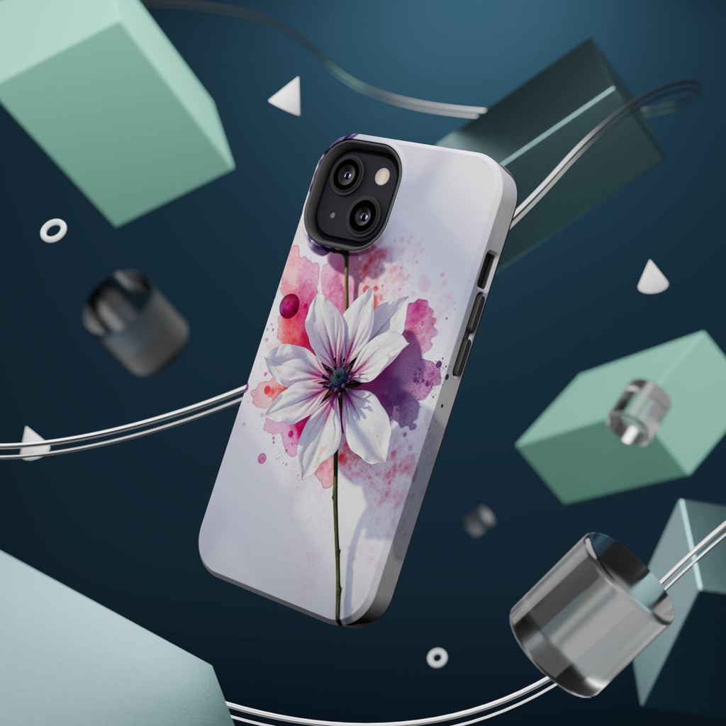 iPhone Floral Watercolor Splash Bold Art Slim Everyday iPhone 15 · iPhone Case
