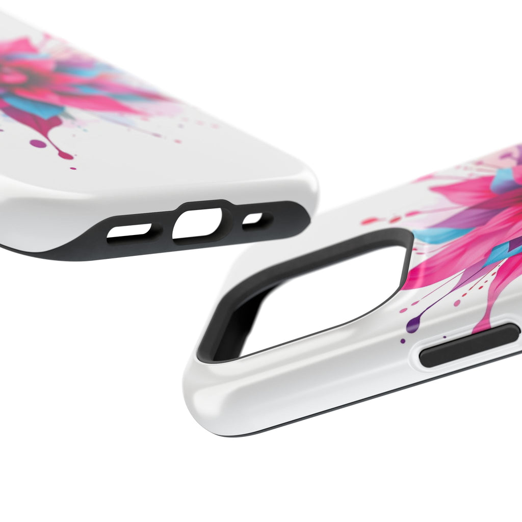 iPhone Floral Watercolor Splash Electric Art Slim iPhone Everyday · iPhone Case