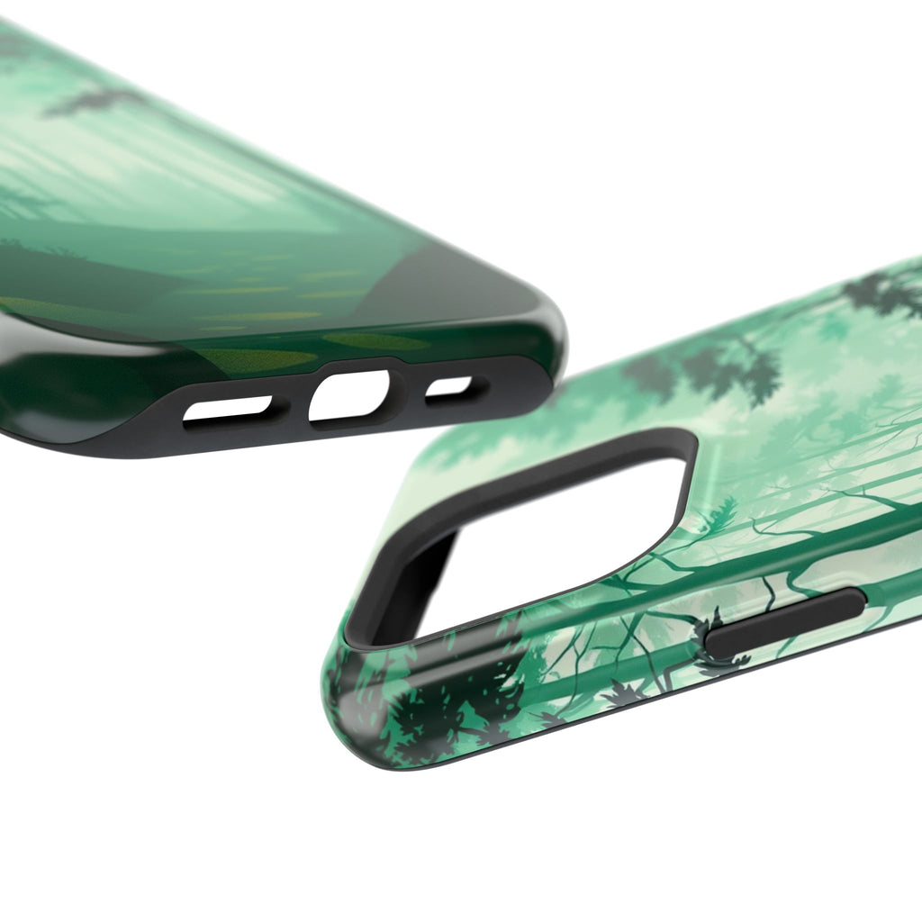 iPhone Earthy Misty Forest Path Design Slim Everyday Designer Case · iPhone Case