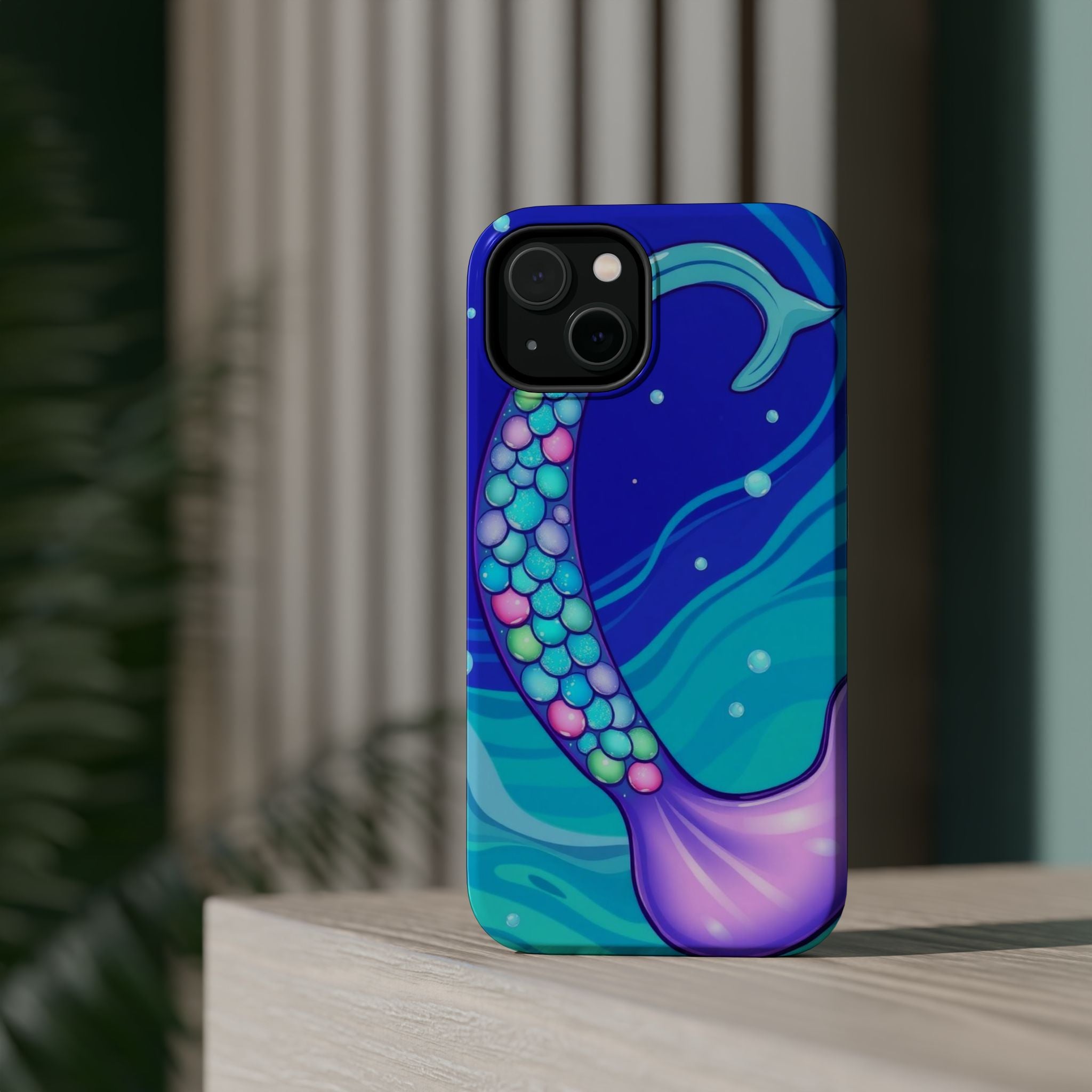 iPhone Mermaid Tail Swirl Kids Fun iPhone Phone Case Gift Artistic · iPhone Case