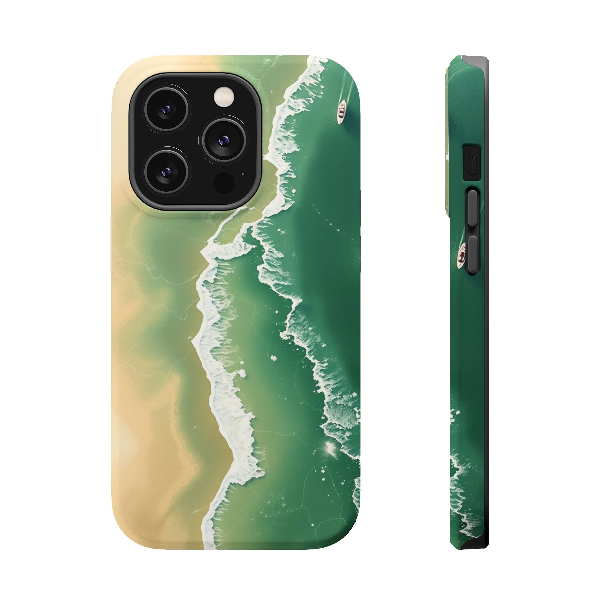 iPhone Shoreline Aerial Bold Art Bold Modern Everyday Snap Case · iPhone Case