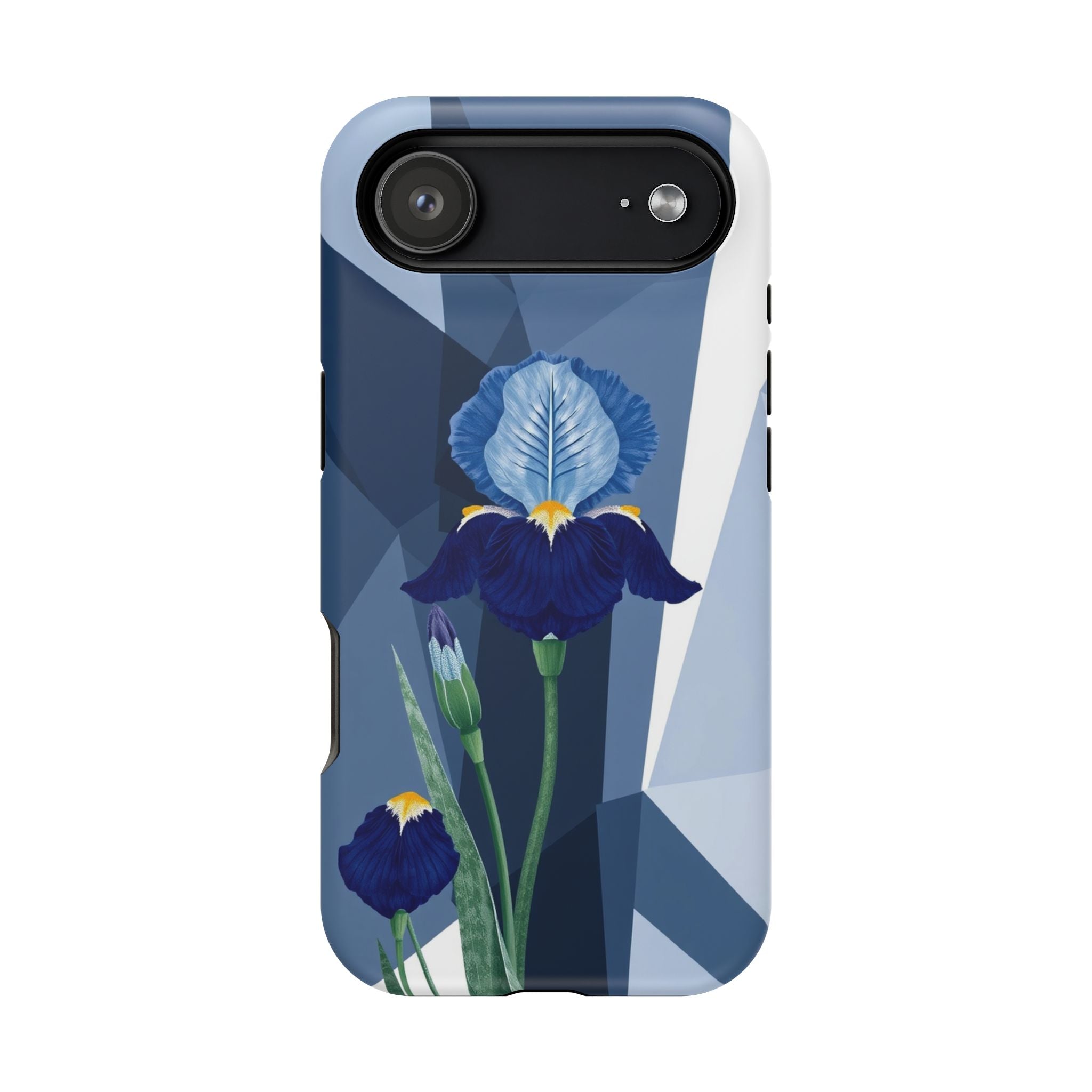 iPhone Earthy Iris Garden Design Bold Modern Everyday Snap Case · iPhone Case