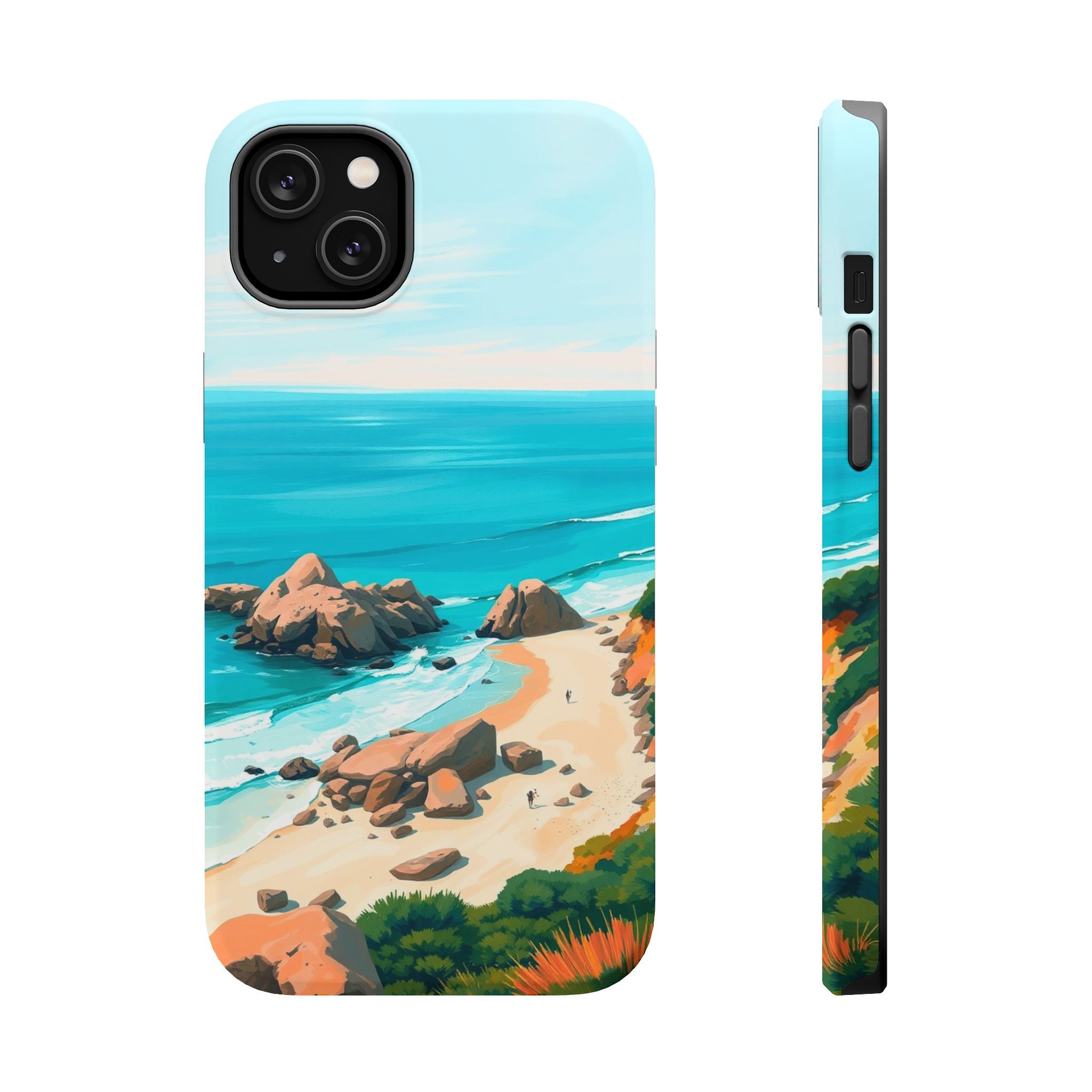 iPhone Pebble Beach Cinematic Art Bold Modern Everyday Snap Case · iPhone Case