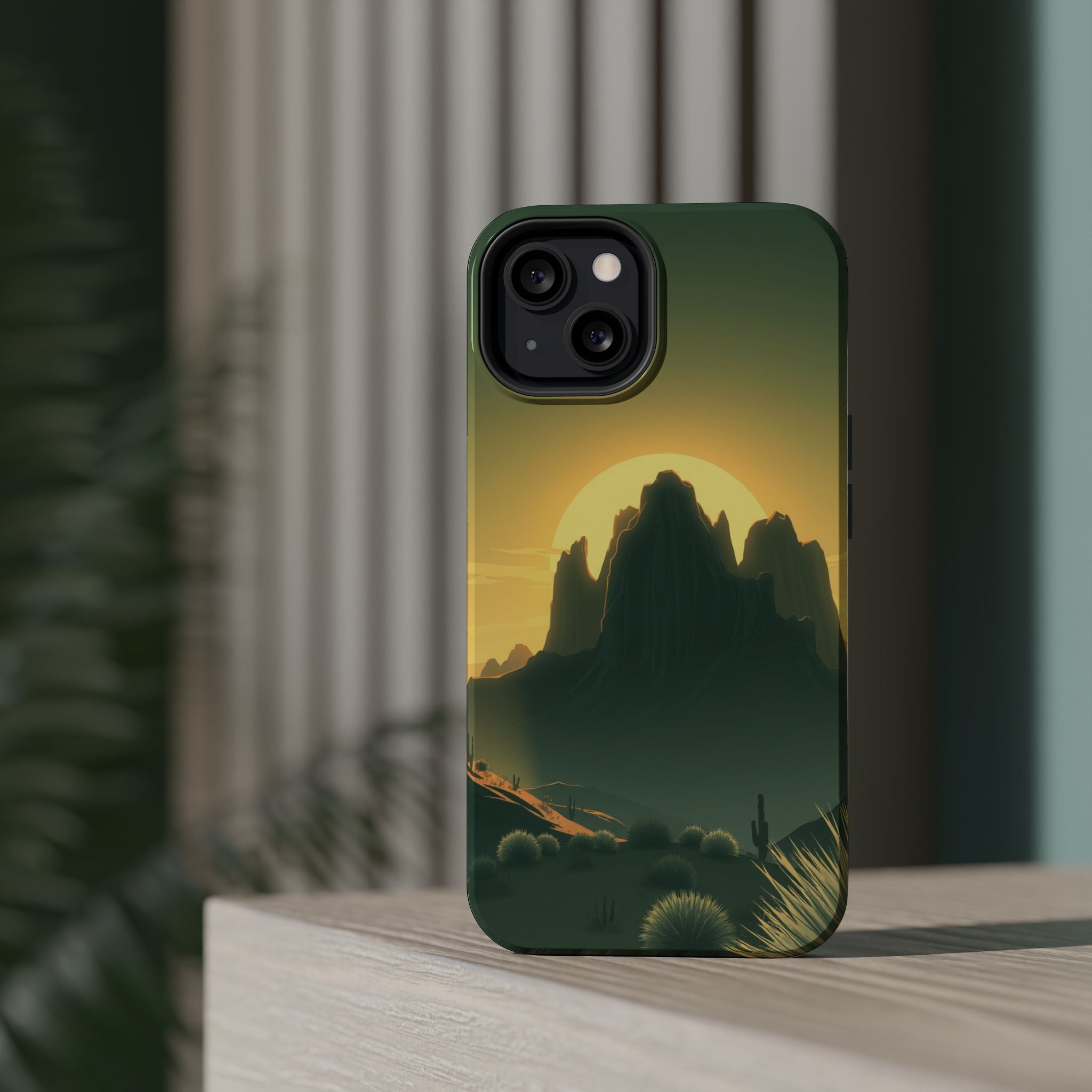 iPhone Mesa Sunset Dreamy Ethereal Bold Modern Everyday Snap Case · iPhone Case