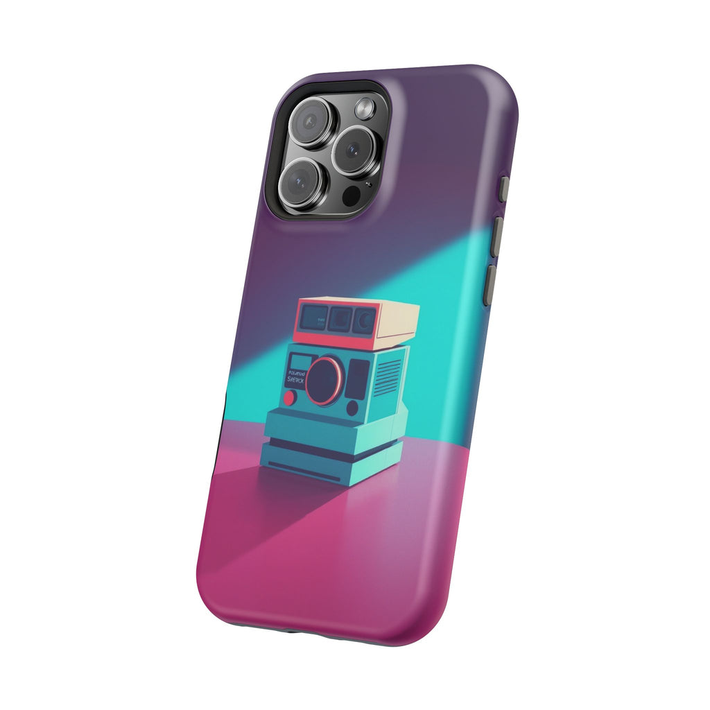 iPhone Polaroid Stack Memory Pop Art Bold Slim Everyday Designer Case · iPhone C
