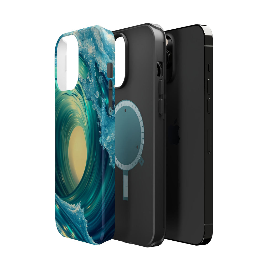 iPhone Ocean Wave Crash Holographic Iridescent Soft iPhone Finish · iPhone Case
