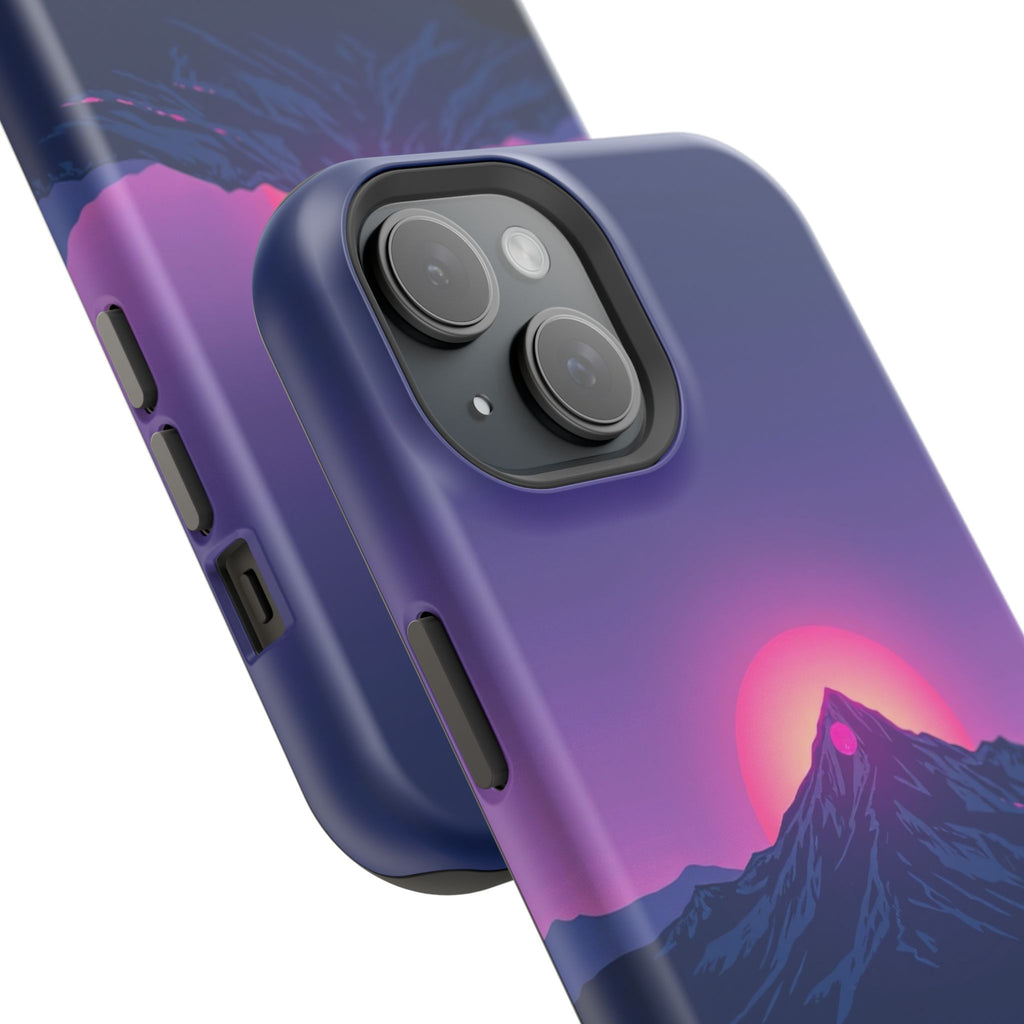 iPhone Mountain at Sunrise Electric Art Slim Everyday iPhone 15 · iPhone Case