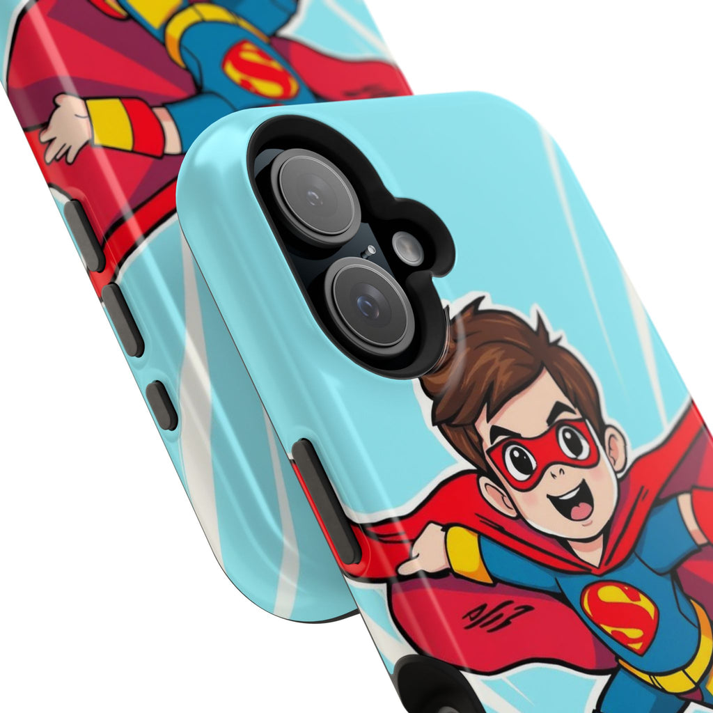 iPhone Kid Superhero Flying Kids Fun iPhone Phone Case Gift Slim · iPhone Case
