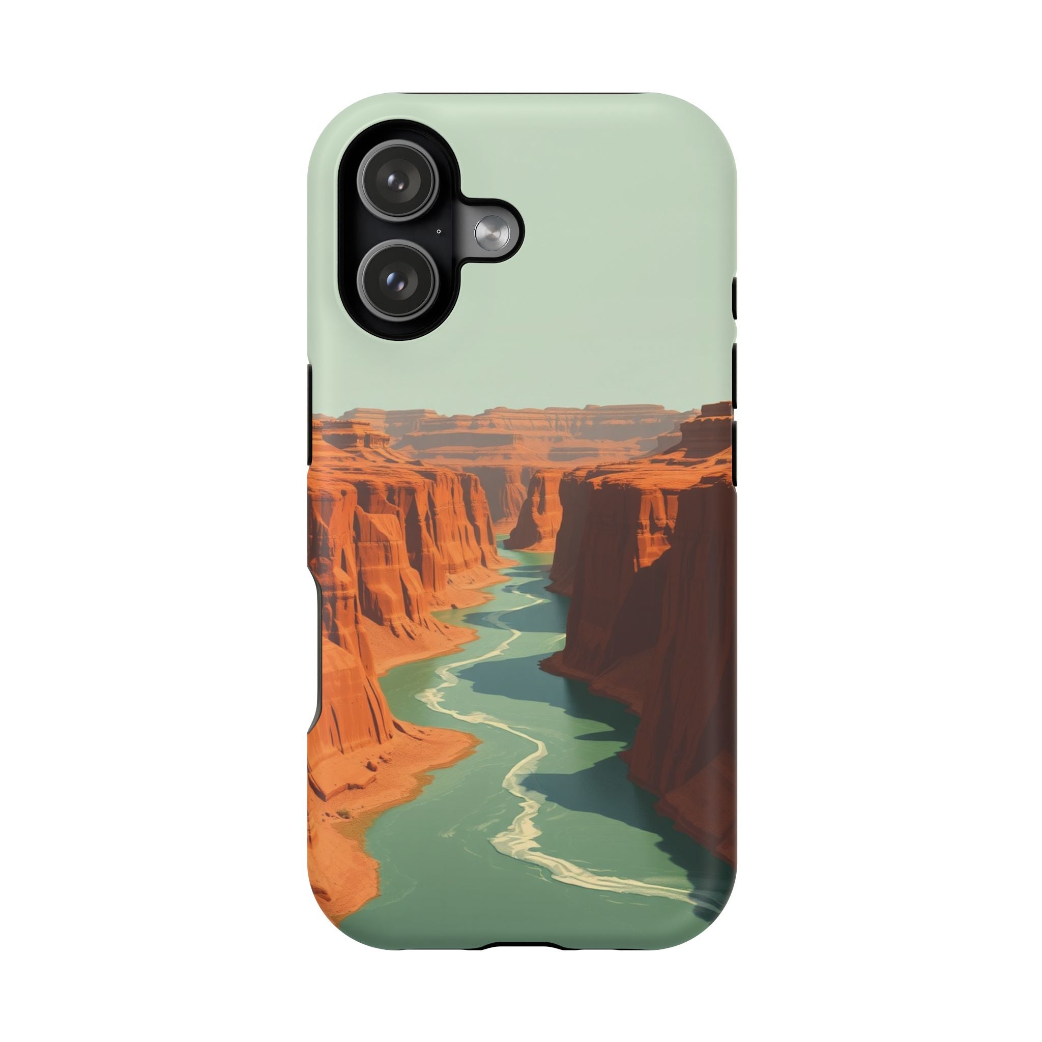 iPhone Burnt Orange And Sand River Canyon Slim iPhone Everyday Designer · iPhone