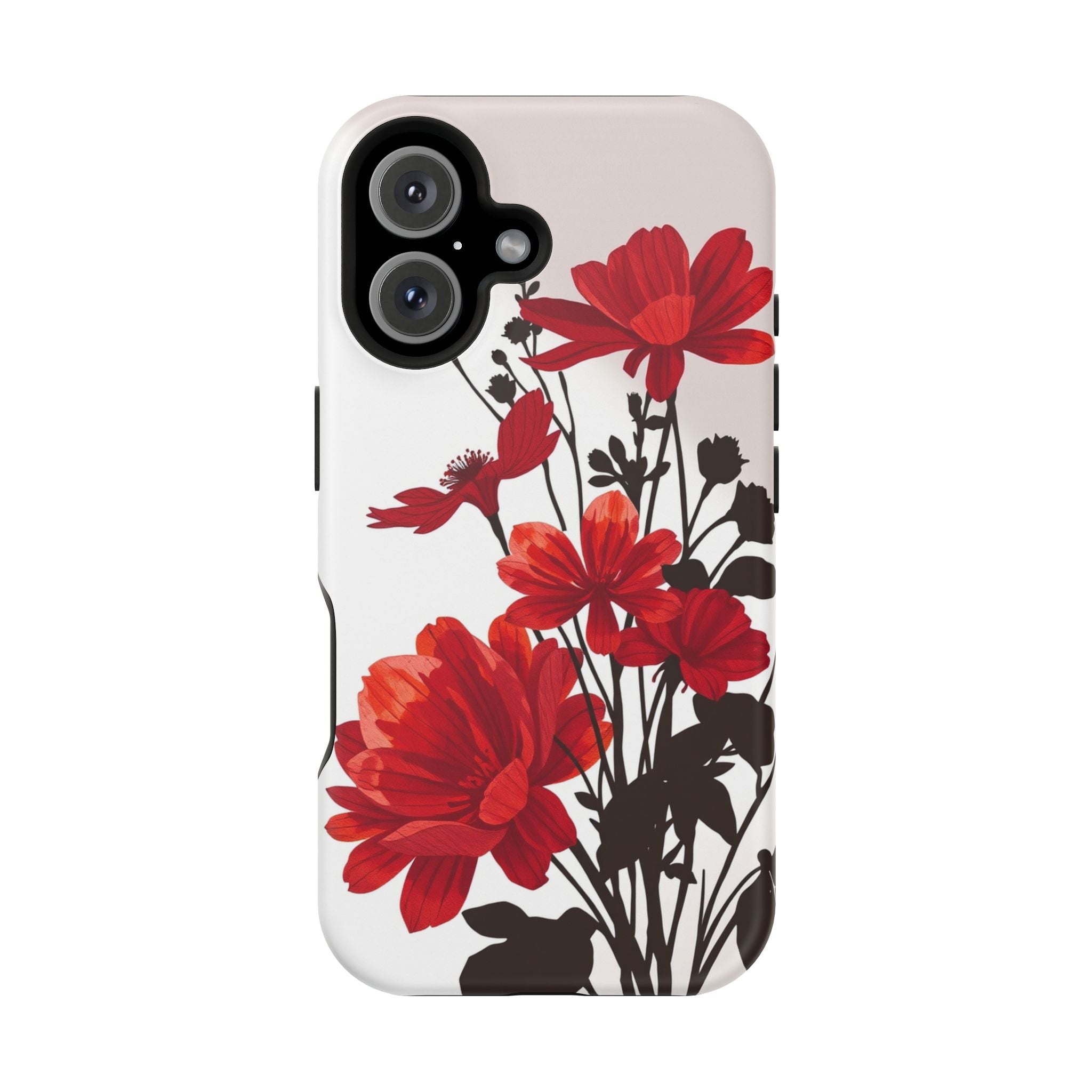 iPhone Floral Silhouette Cinematic Art Slim Snap Case · iPhone Case