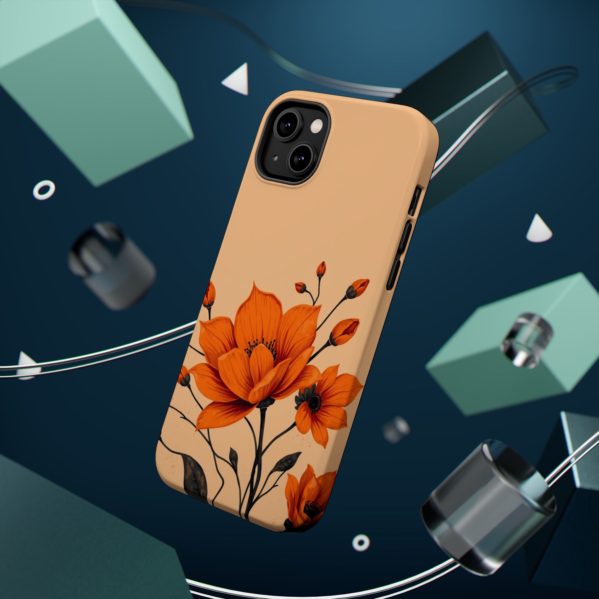 iPhone Radiant Floral Geometric Design Slim Everyday Designer Case · iPhone Case