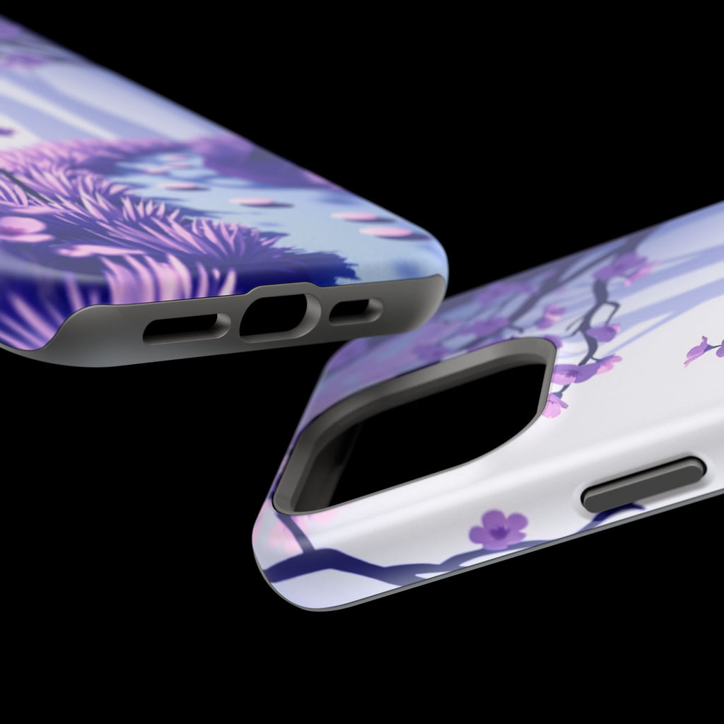 iPhone Blossom Trail Paper Cut Art Bold Modern Everyday Snap Case · iPhone Case