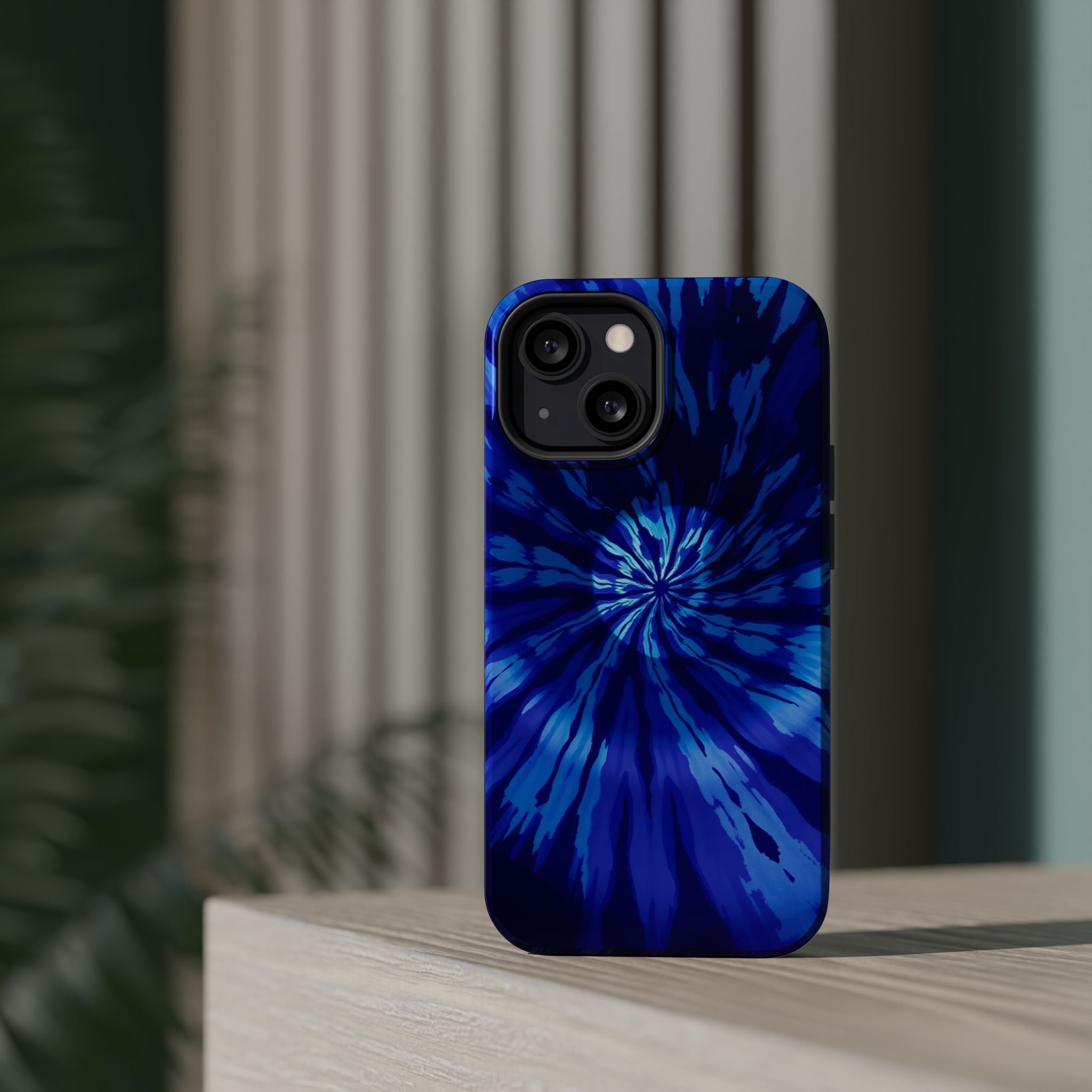 iPhone Tie-Dye Vortex Dark Gothic Ink Slim Everyday Designer Case · iPhone Case