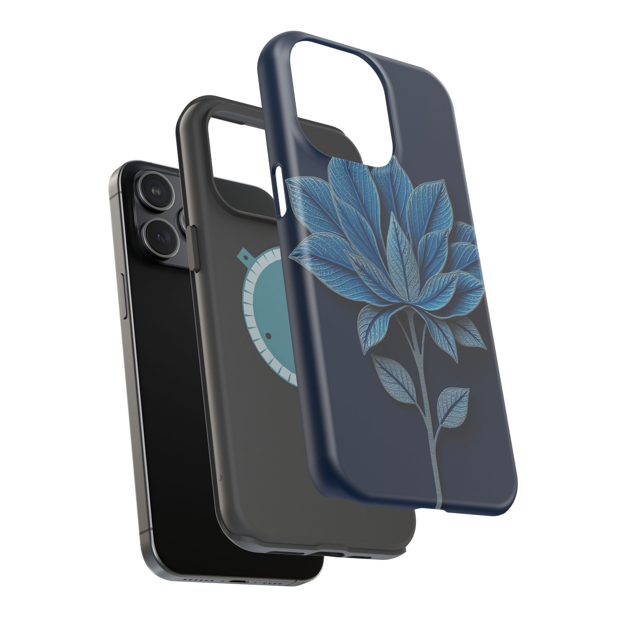 iPhone Night Bloomer Paper Cut Art Bold Modern Everyday Snap Case · iPhone Case