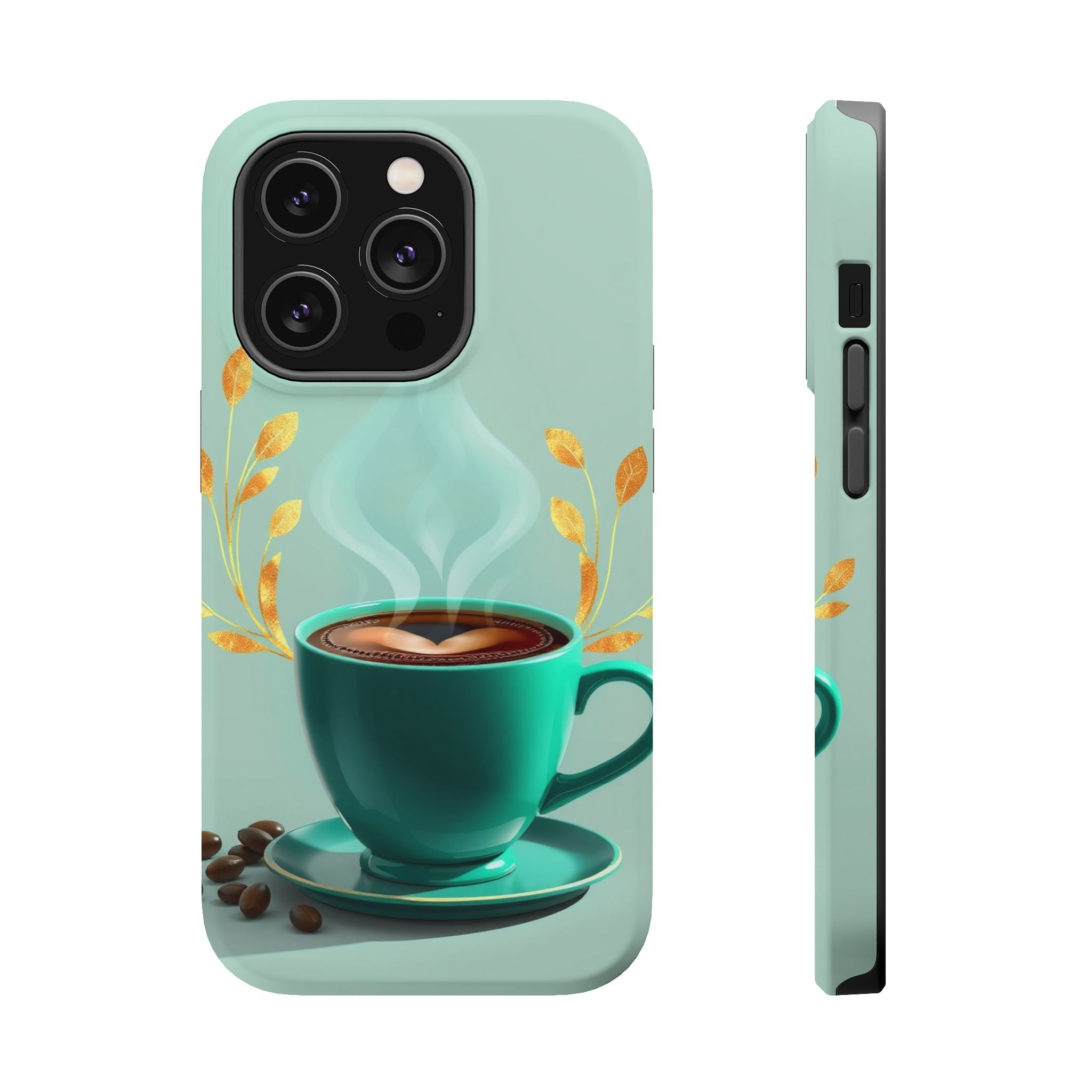 iPhone Radiant Emotional Support Coffee Design Soft Finish Everyday Case · iPhon