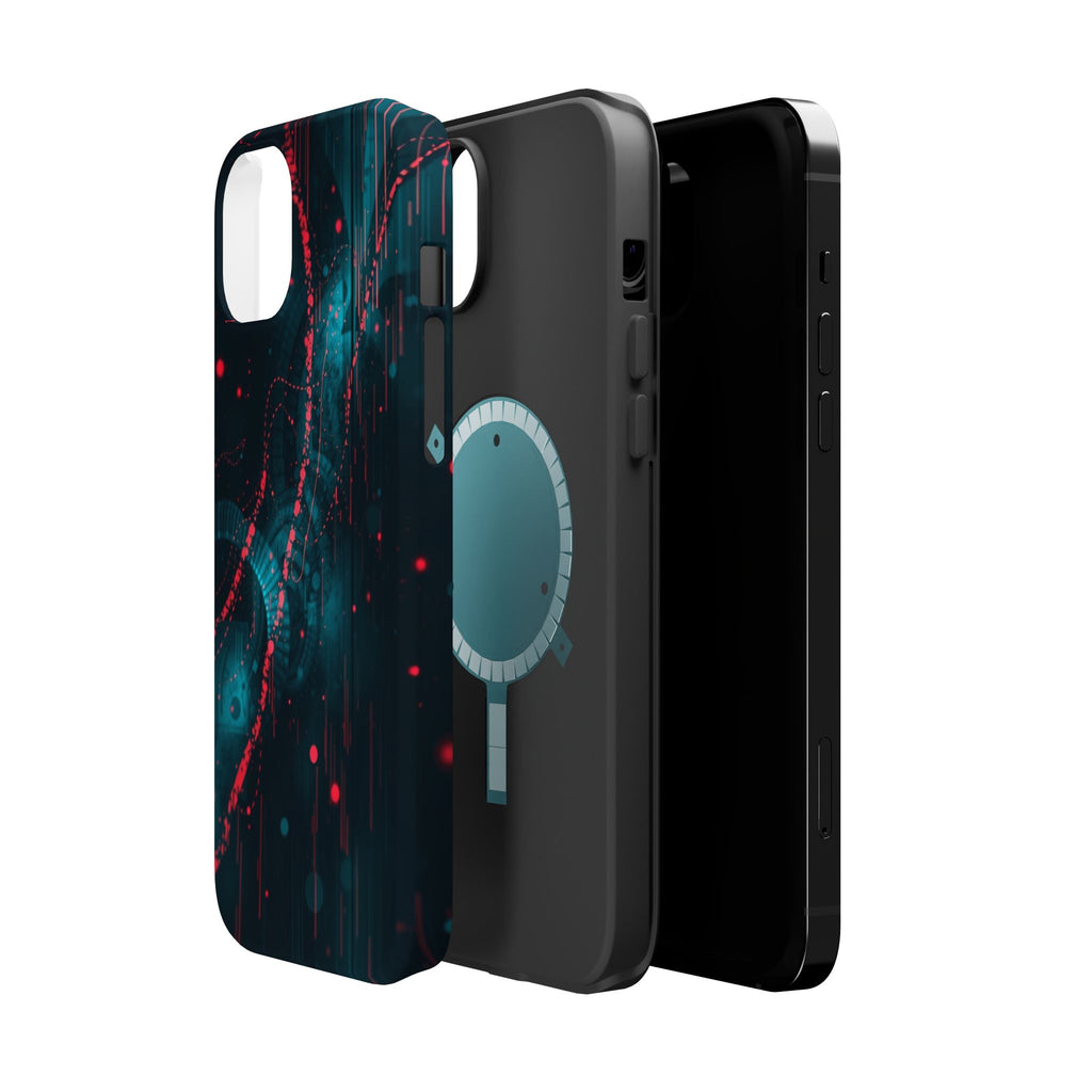 iPhone Digital Noise Cinematic Art Bold Modern Everyday Snap Case · iPhone Case