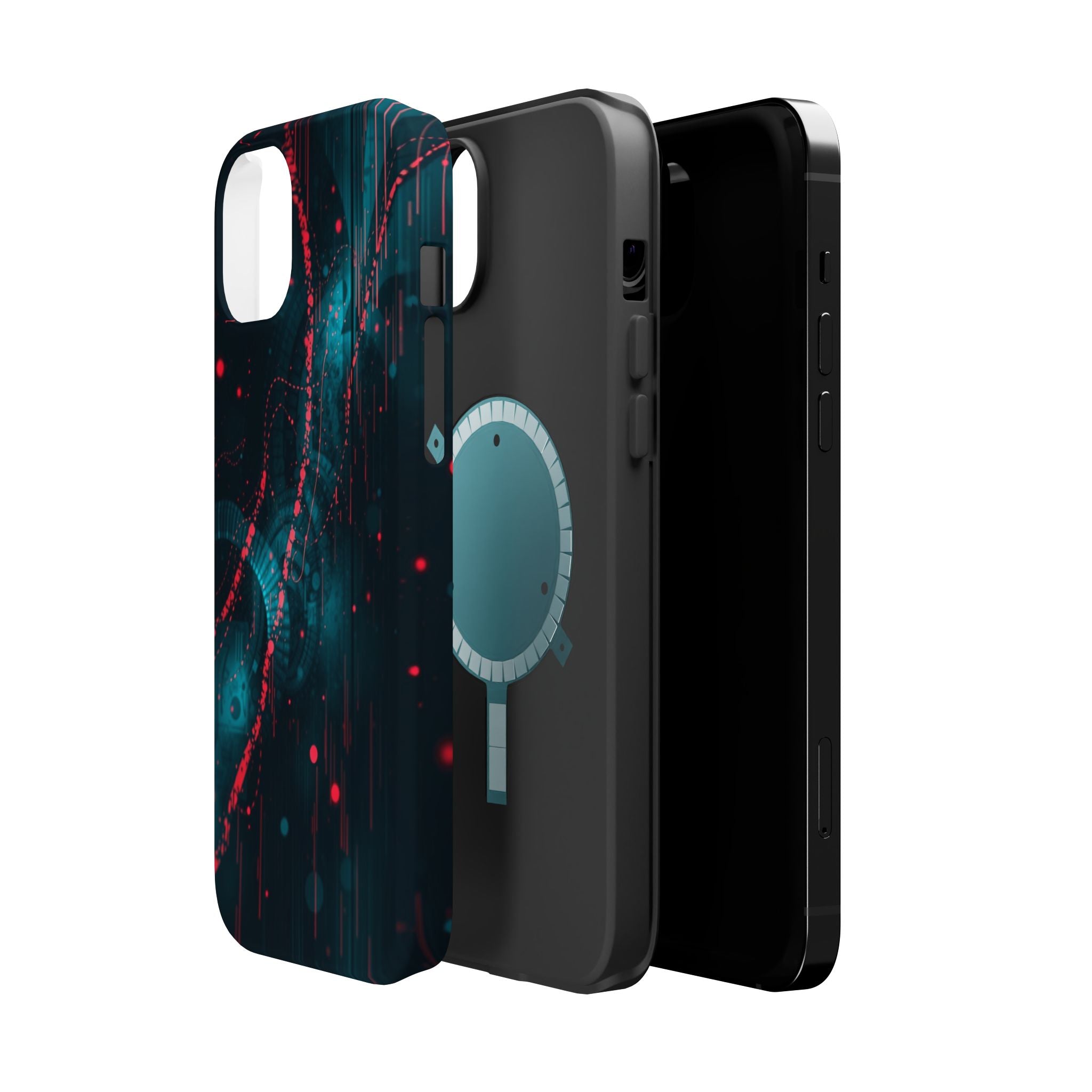 iPhone Digital Noise Cinematic Art Bold Modern Everyday Snap Case · iPhone Case