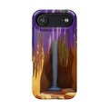 iPhone Earthy Wisteria Cascade Design Slim Everyday Designer Case · iPhone Case