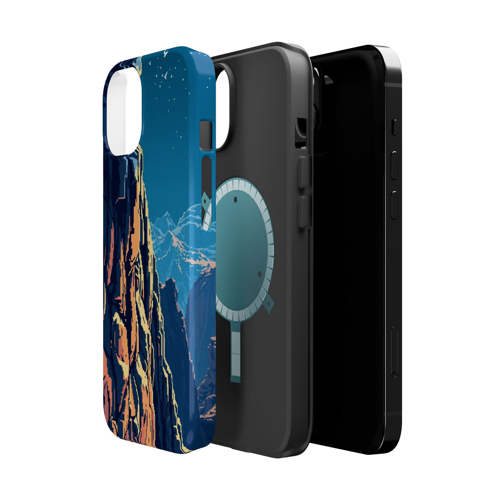 iPhone Midnight Blue And Silver Canyon Wall Slim iPhone Everyday · iPhone Case