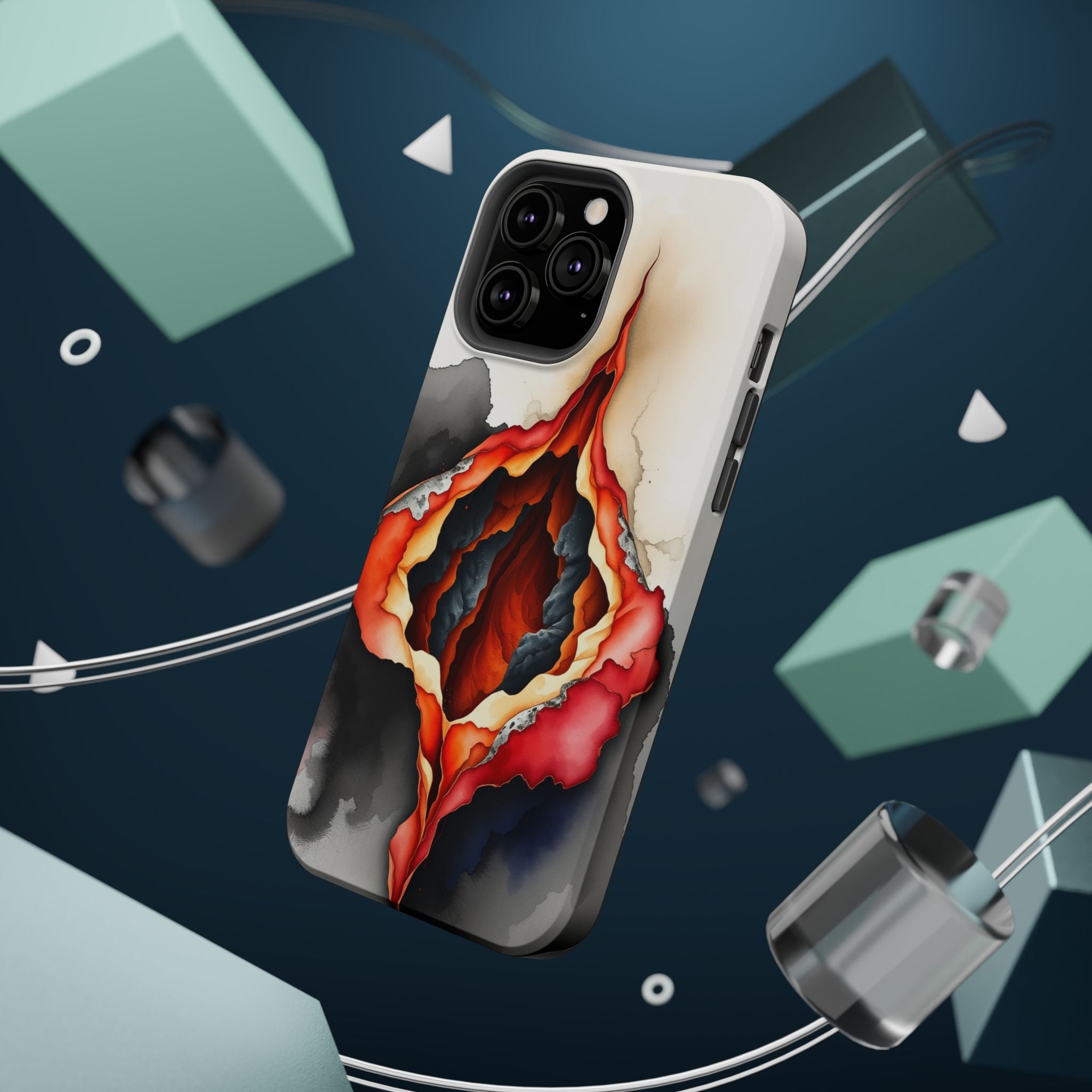 iPhone Chromatic Aberration Bold Art Slim Everyday Designer Case · iPhone Case