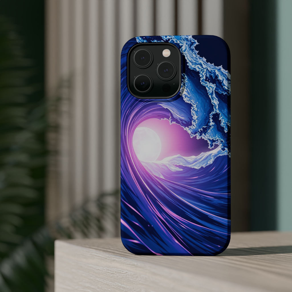 iPhone Holographic Wave Cinematic Art Slim Everyday Designer Case · iPhone Case