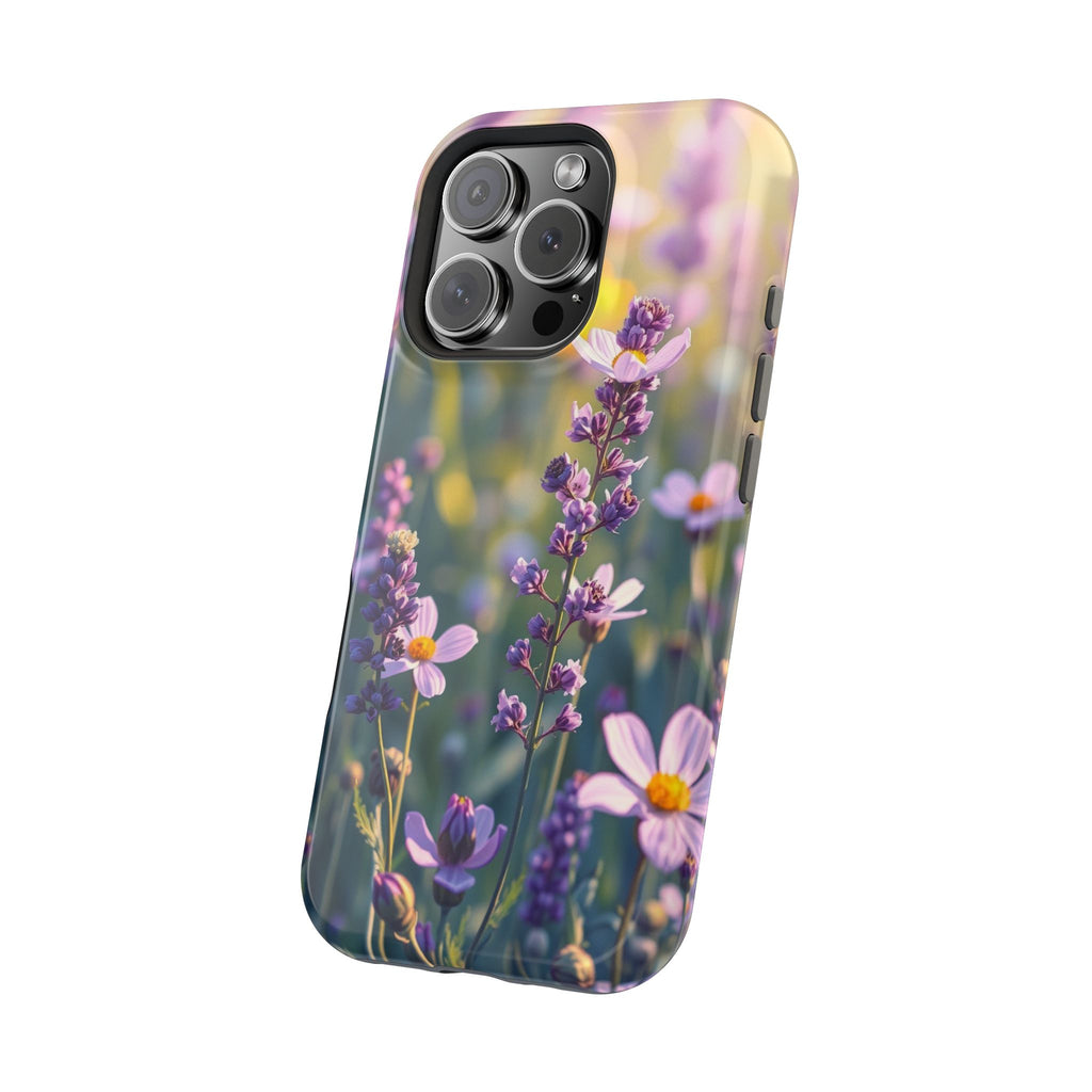 iPhone Lavender And Pearl Wildflower Field Slim iPhone Everyday · iPhone Case