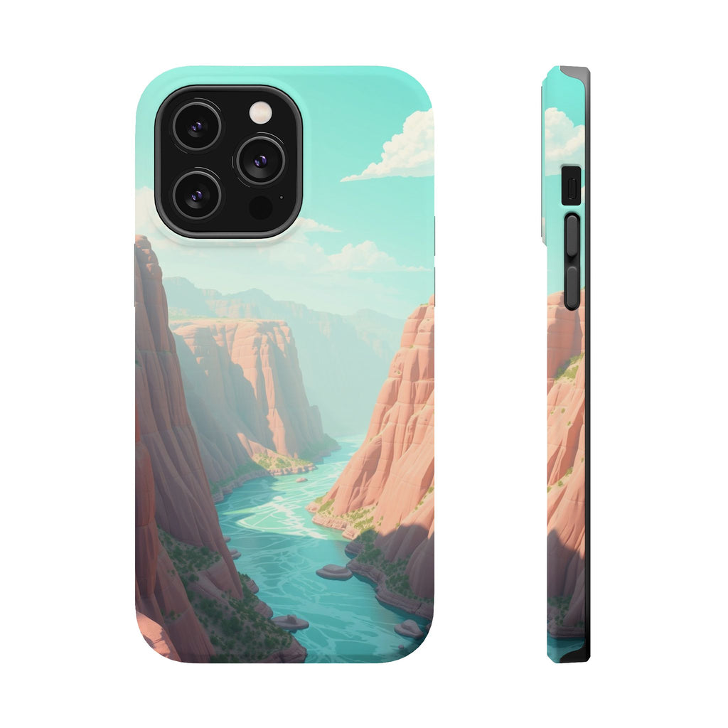 iPhone River Canyon Mystic Art Slim Everyday Designer Case · iPhone Case
