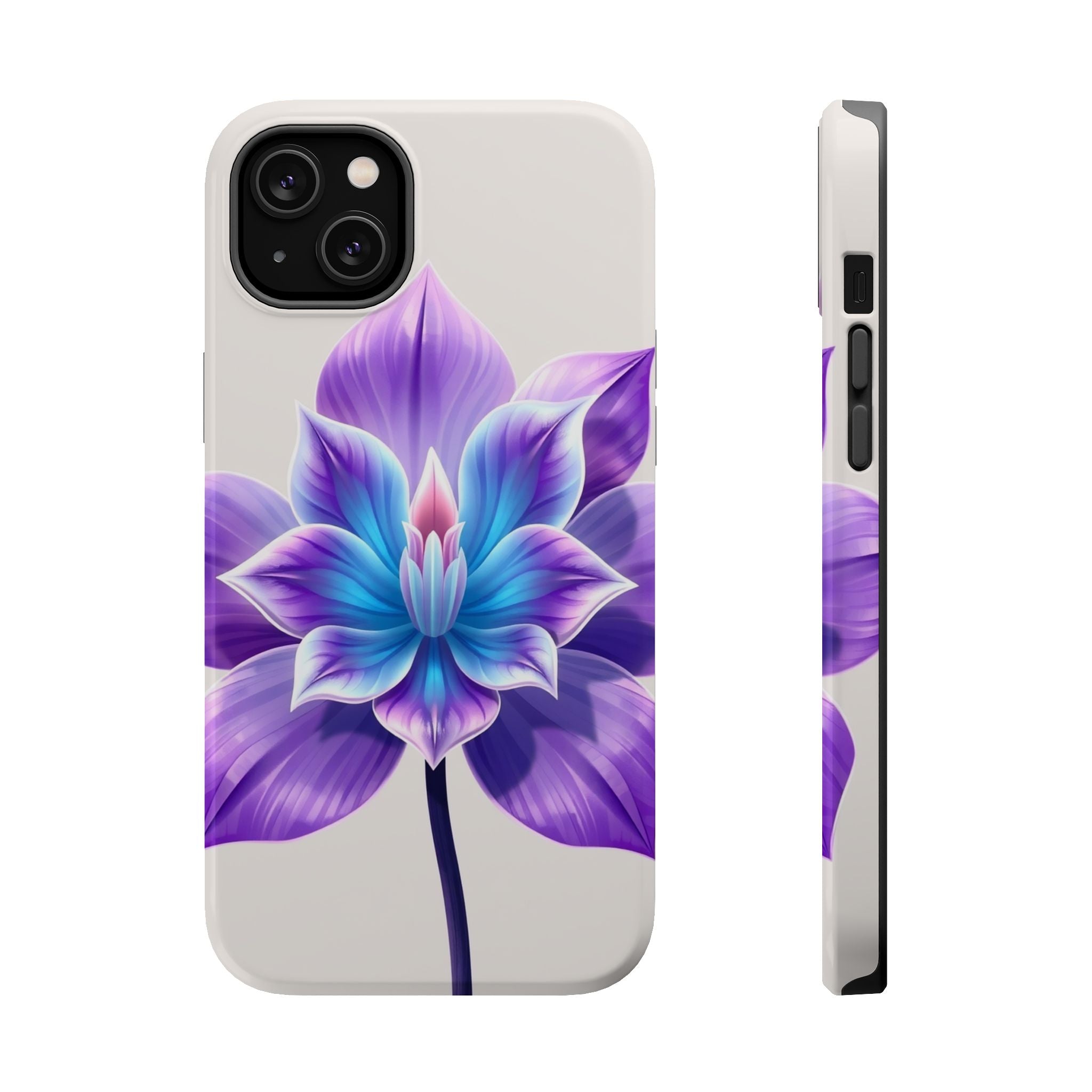 iPhone Dreamy Neon Floral Design 10 Slim Everyday Designer Case · iPhone Case