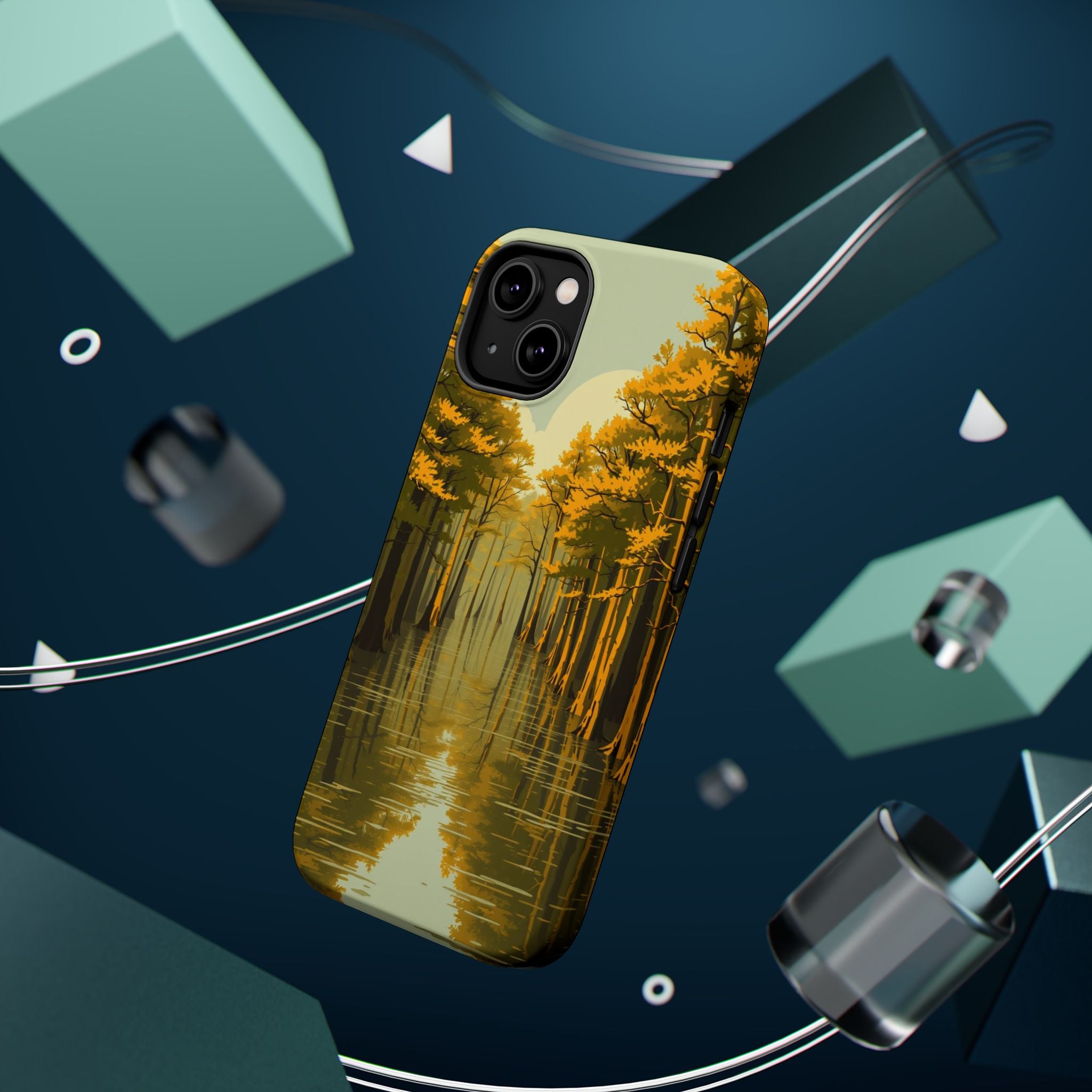 iPhone Cypress Swamp Enchanted Art Bold Modern Everyday Snap Case · iPhone Case