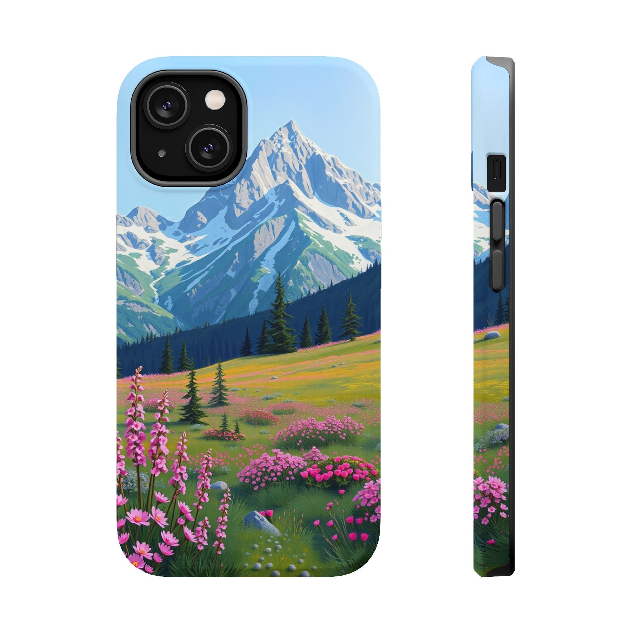 iPhone Earthy Alpine Meadow Design Bold Modern Everyday Snap Case · iPhone Case