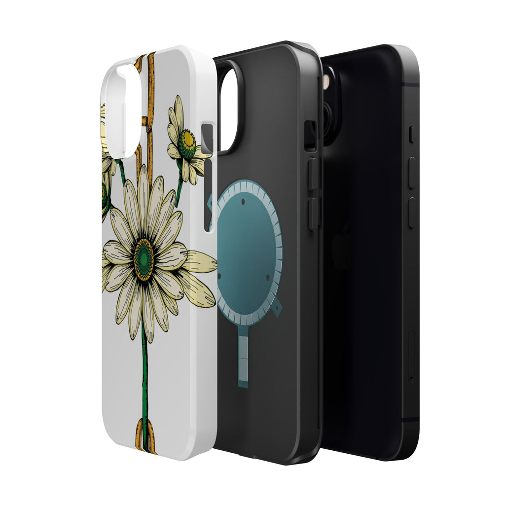 iPhone Daisy Chain Dark Gothic Ink Bold Modern Everyday Snap Case · iPhone Case