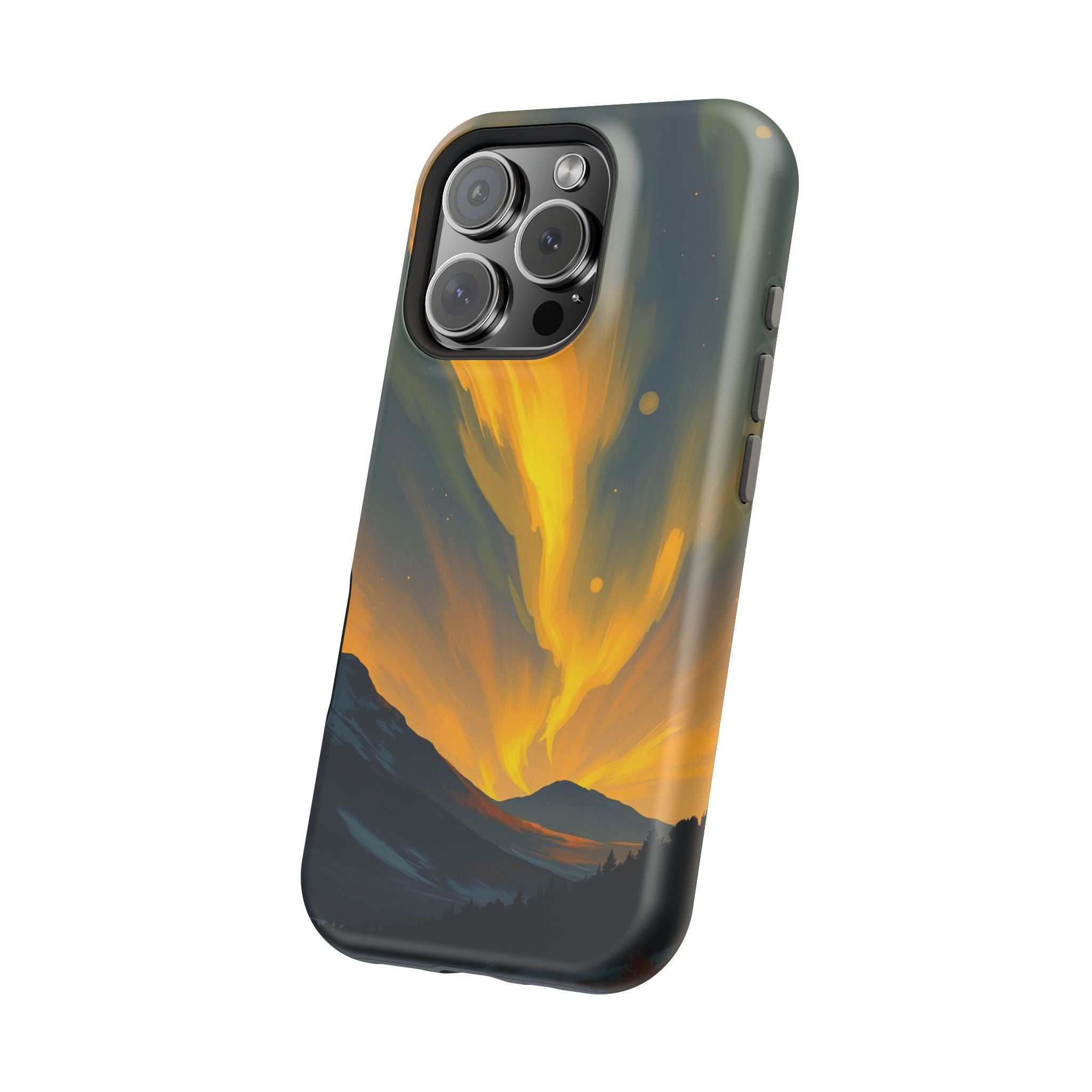 iPhone Serene Northern Lights Design Slim Everyday Designer Case · iPhone Case