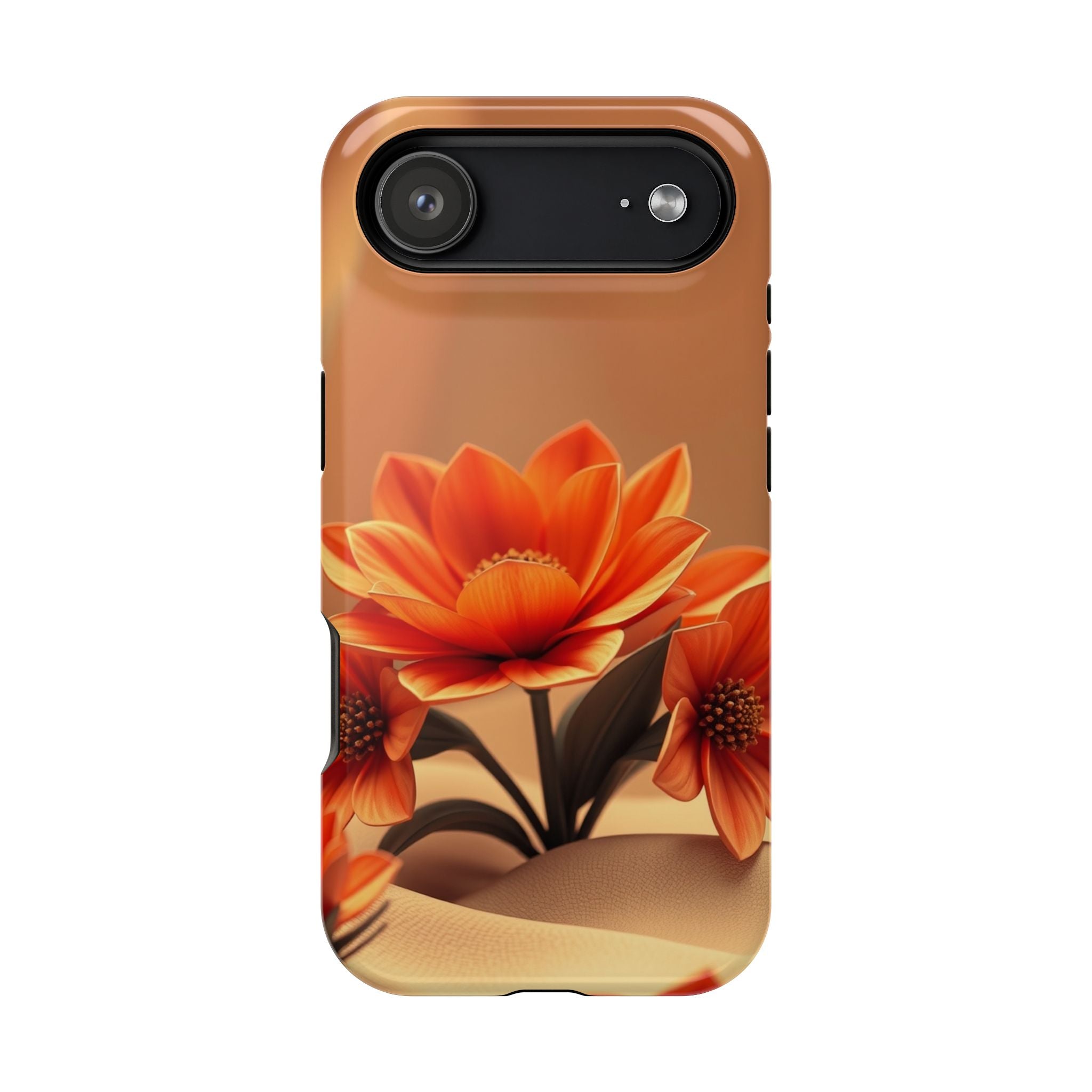 iPhone Floral Geometric 3D Digital Bold Modern Everyday Snap Case · iPhone Case