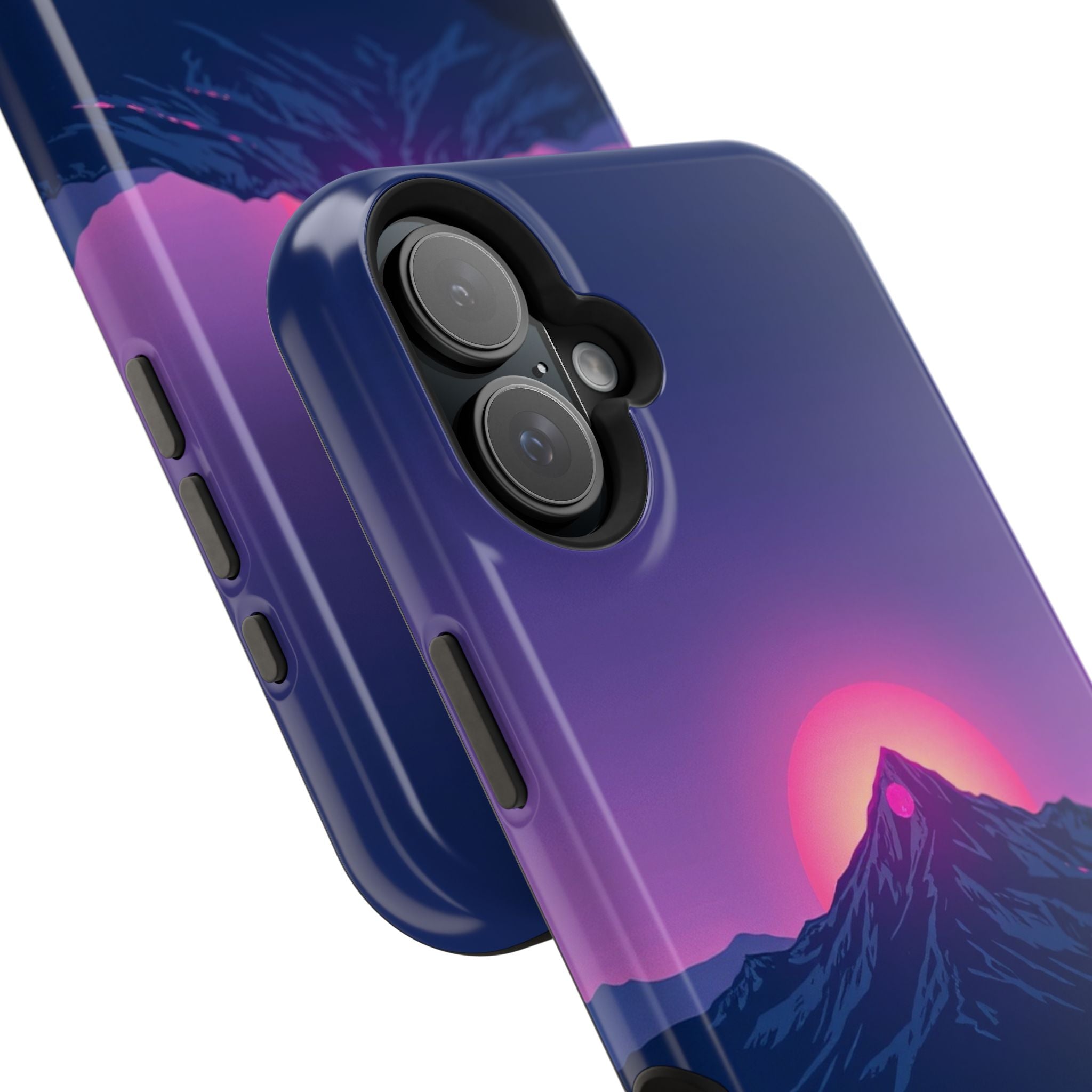 iPhone Mountain at Sunrise Electric Art Slim Everyday iPhone 15 · iPhone Case