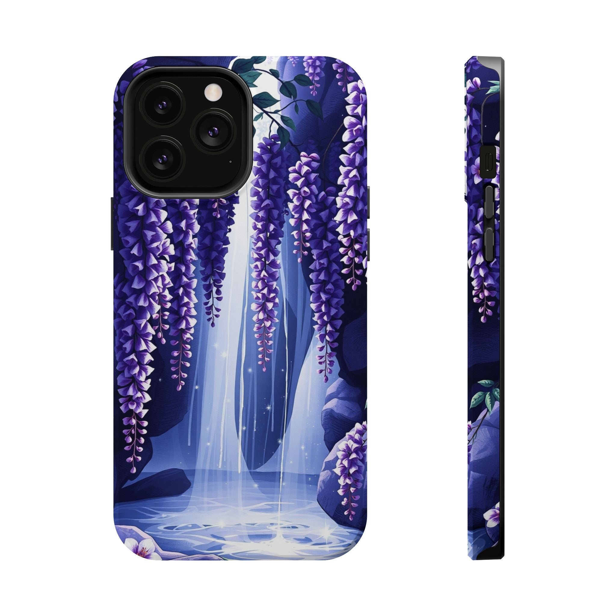 iPhone Wisteria Cascade Serene Design Slim Snap Case Ga · iPhone Case