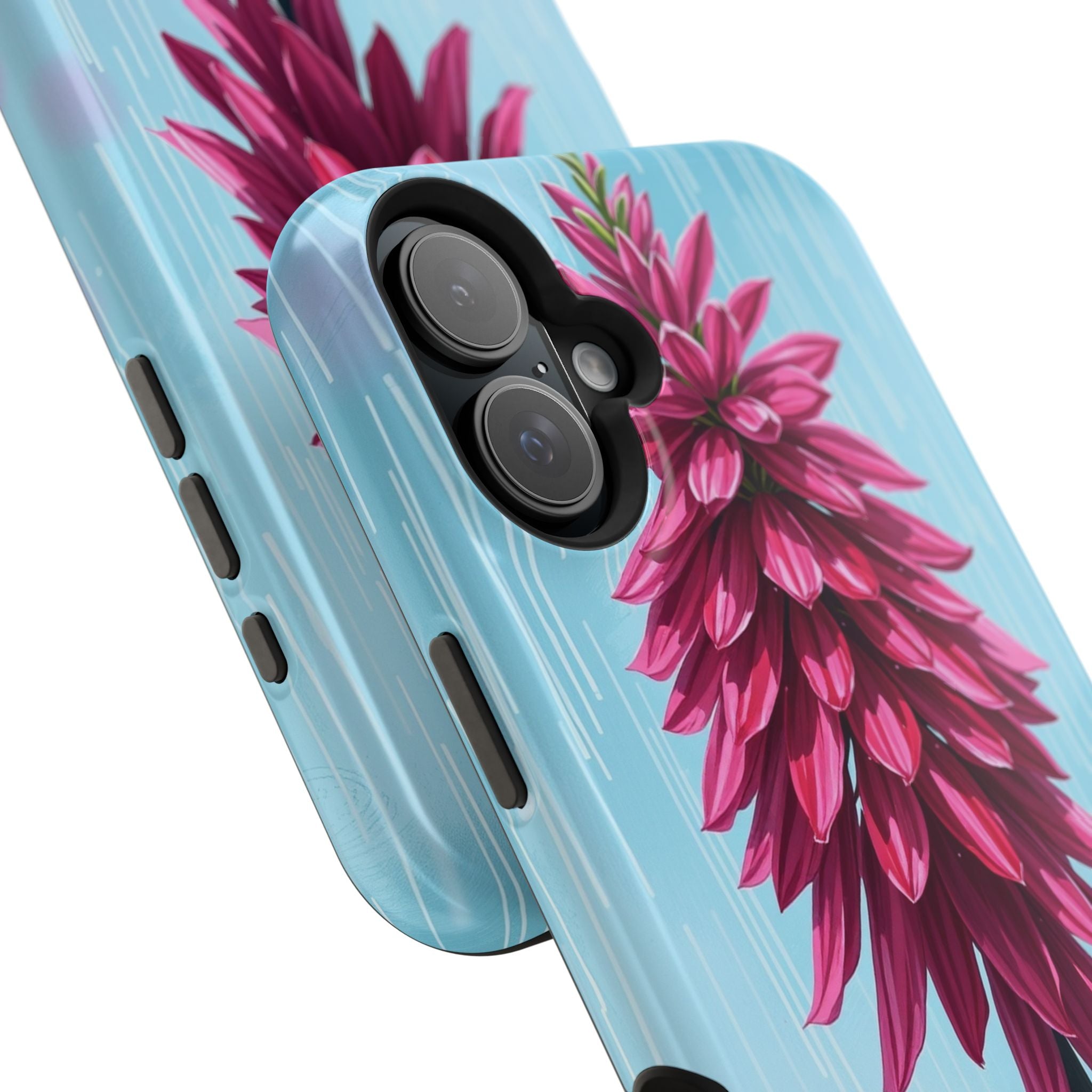 iPhone Cyan And Magenta Spring Shower Bloom Slim iPhone Everyday · iPhone Case
