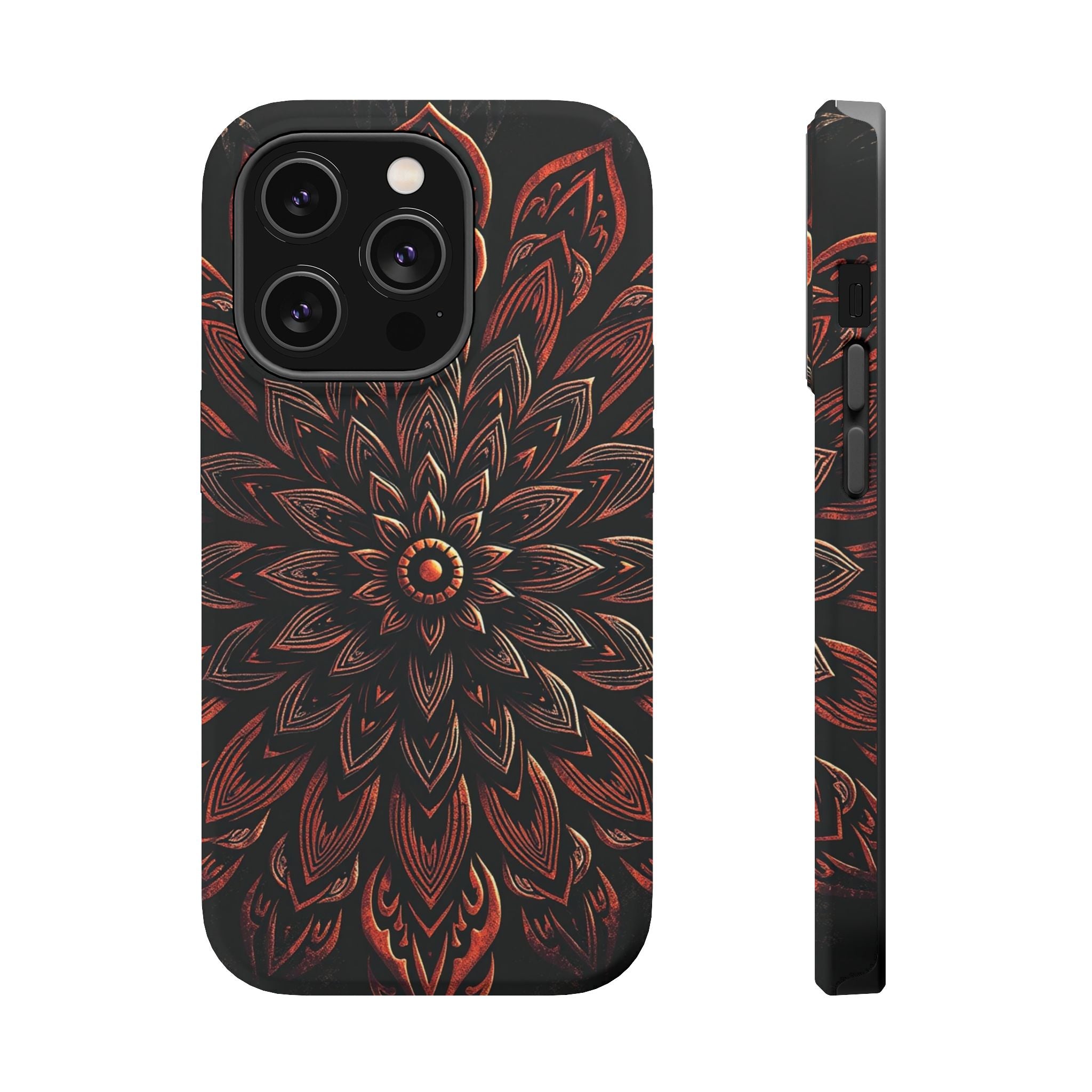 iPhone Floral Mandala Vintage Retro Poster Slim iPhone Everyday · iPhone Case